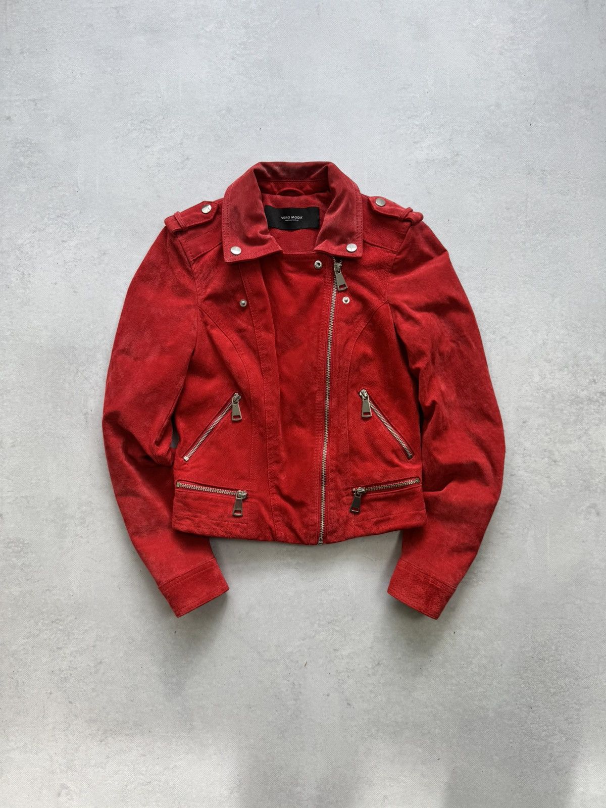 Vintage Vintage Y2k Archive Avant Garde Leather Cropped Jacket Size S / US 4 / IT 40 - 6 Thumbnail