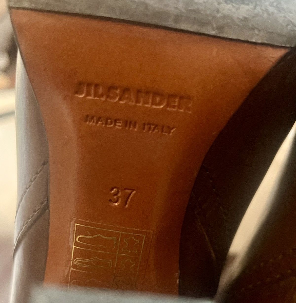 Jil Sander Authentic Jil Sander nature calf 501 brown boots JS15048 37 Size US 7 / IT 37 - 6 Thumbnail