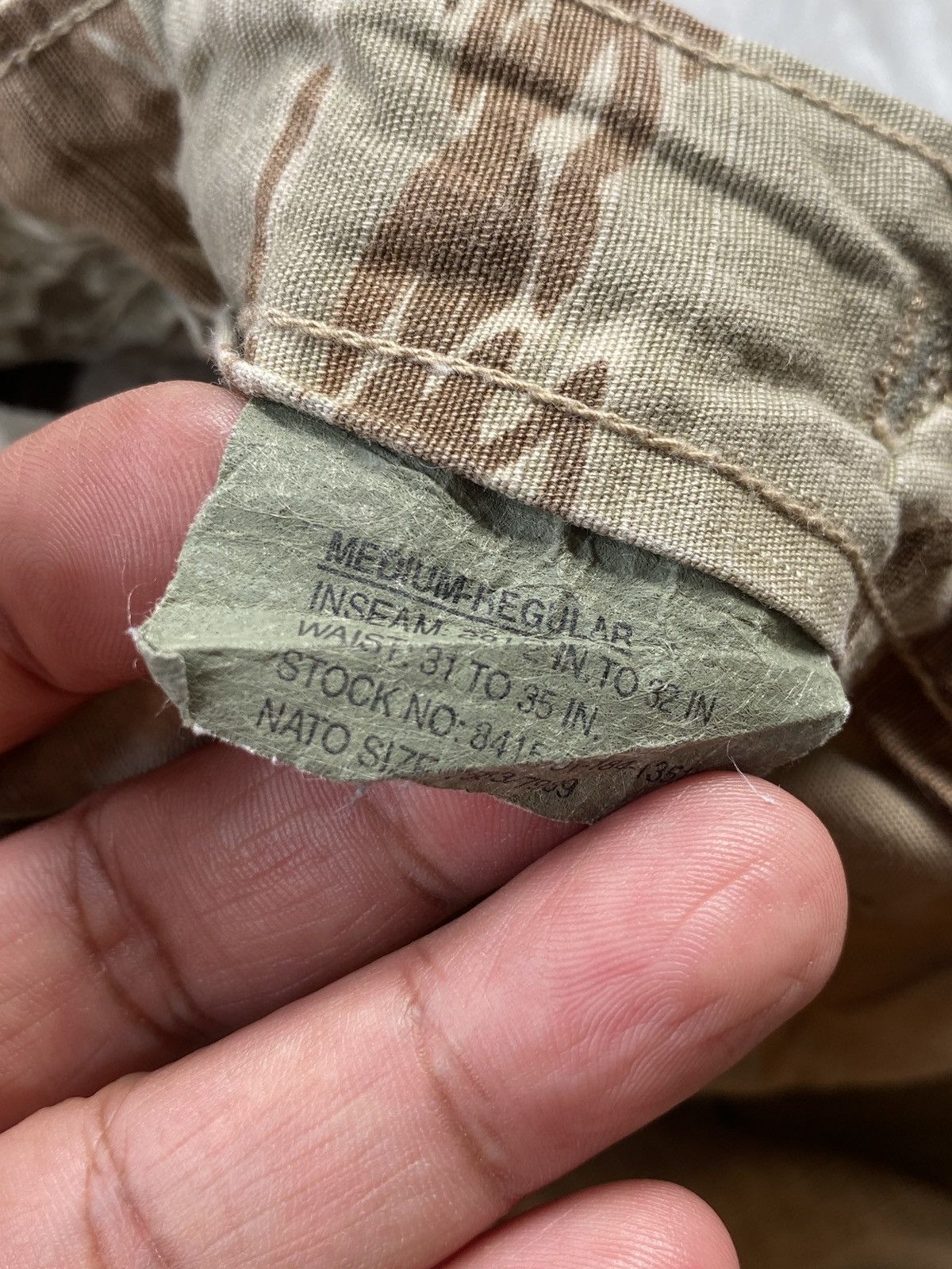 Vintage Vintage Army Tiger Stripe Camouflage Cargo Pant Size US 34 / EU 50 - 16 Thumbnail