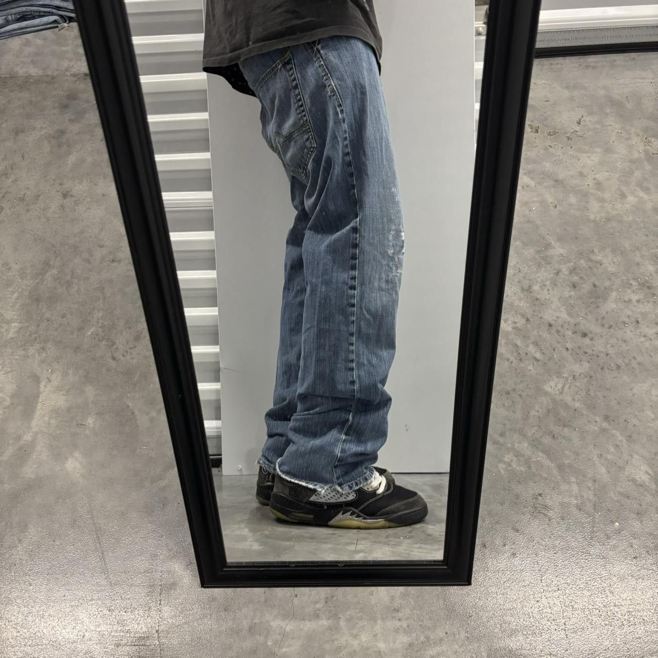 Japanese Brand × Vintage Crazy Vintage Y2K/2000s Grunge Medium Wash Distressed Denim Jeans! Size US 30 / EU 46 - 2 Thumbnail