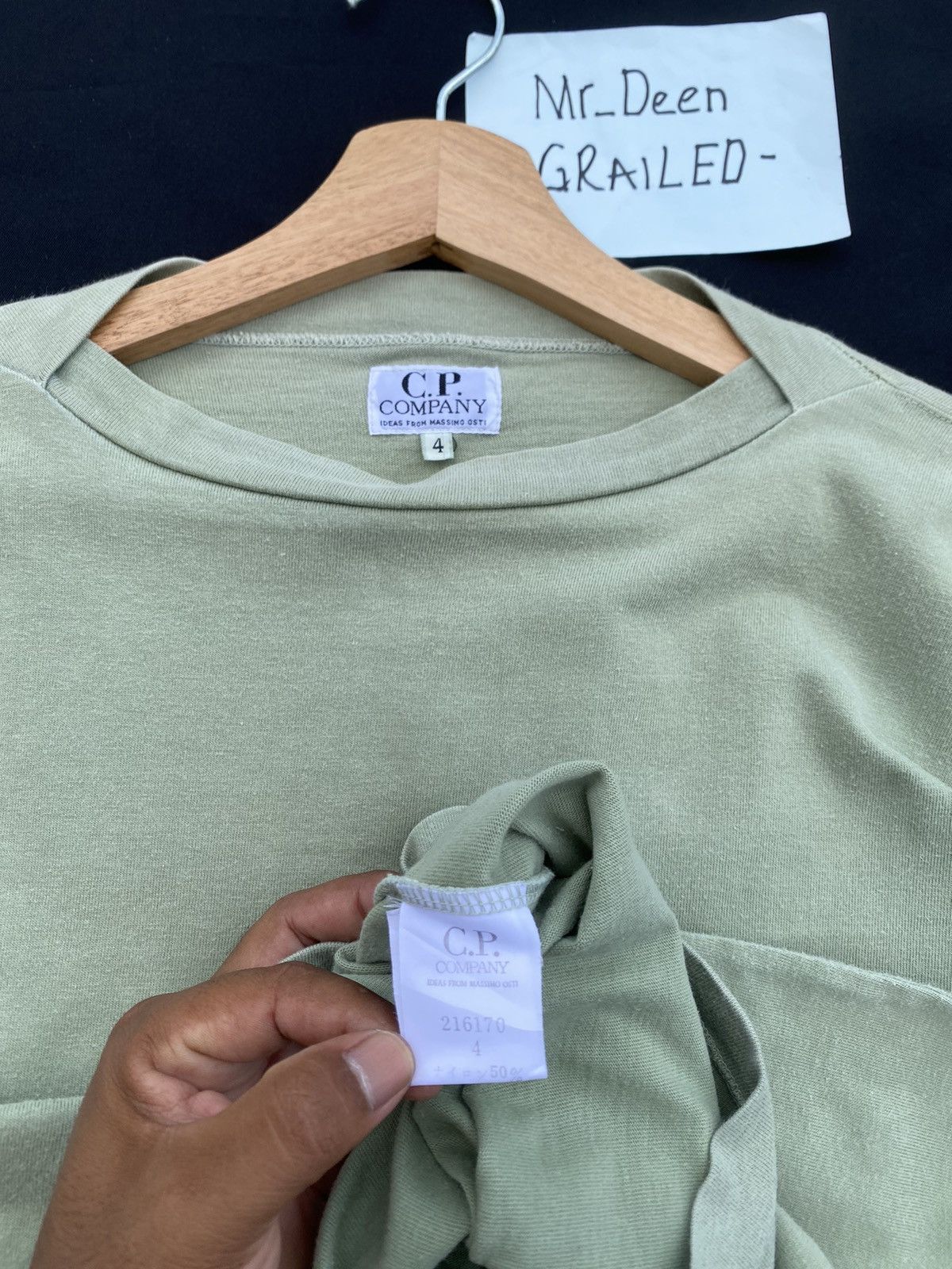 C.P. Company Vintage C.P Company Spring Summer 1991 Longsleeve Tshirt Size US L / EU 52-54 / 3 - 17 Thumbnail