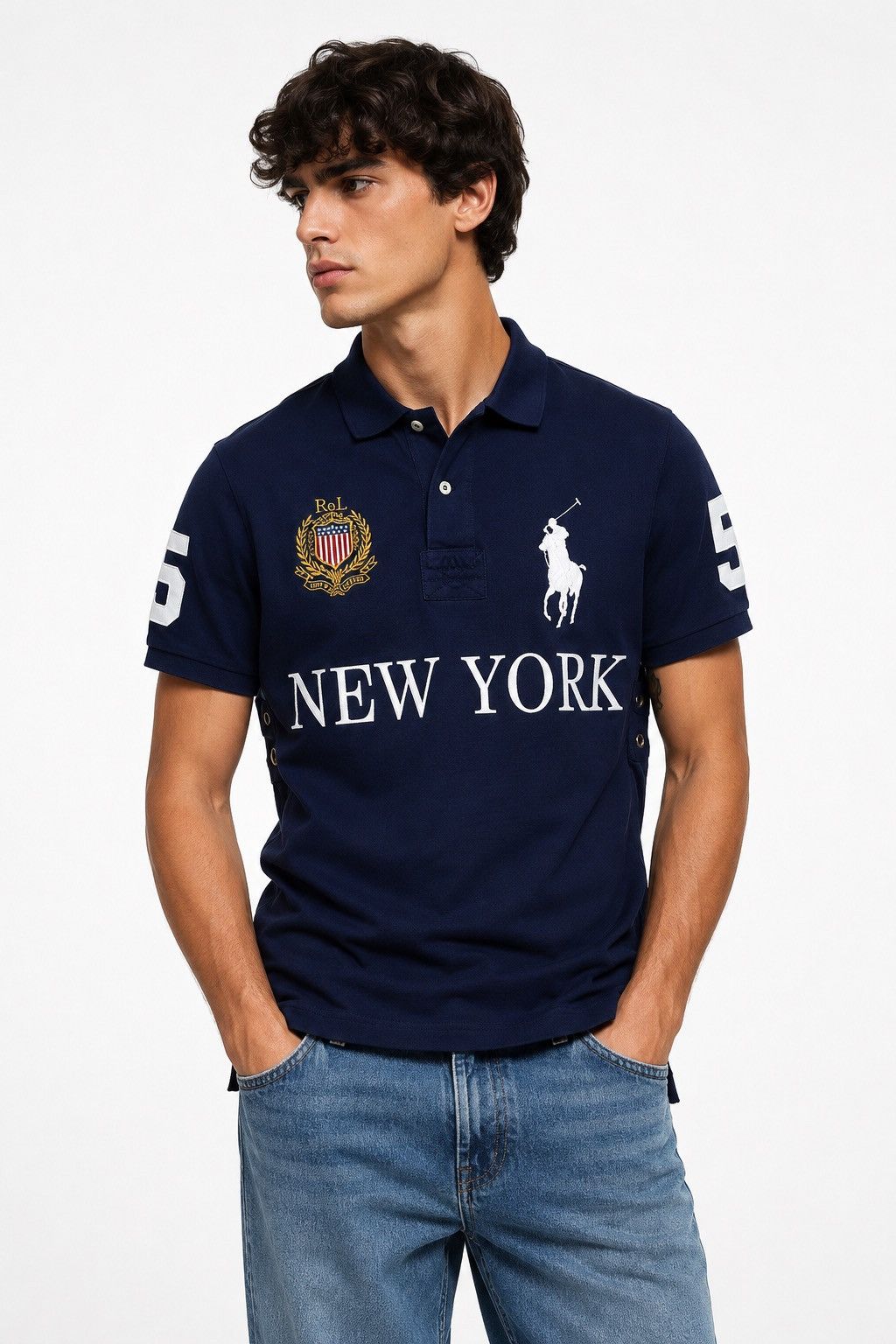 Polo Ralph Lauren Ralph Lauren Polo Shirt New York Big Pony Number