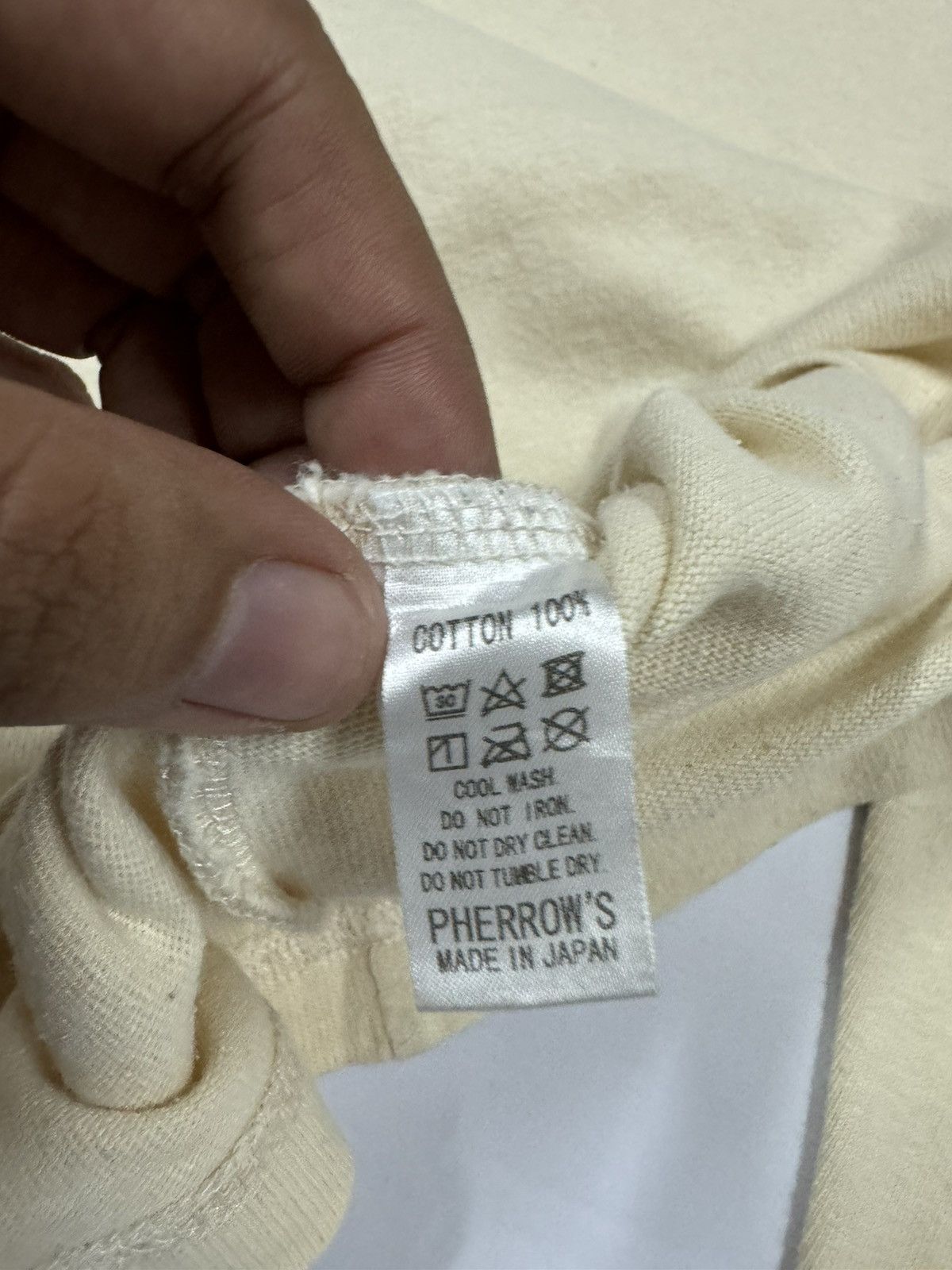 Japanese Brand × Pherrow's Pherrow's Emmons Printron T [Off-White]A longsleeved T-shirt Size US M / EU 48-50 / 2 - 13 Thumbnail