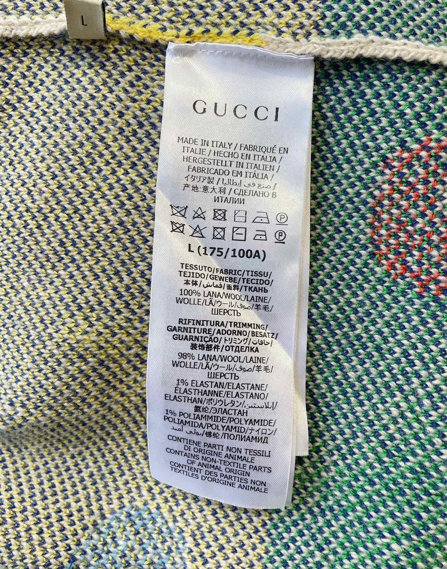 Gucci Gucci Beige star cardigan sweater 2501-Nextarrow Size US L / EU 52-54 / 3 - 6 Thumbnail