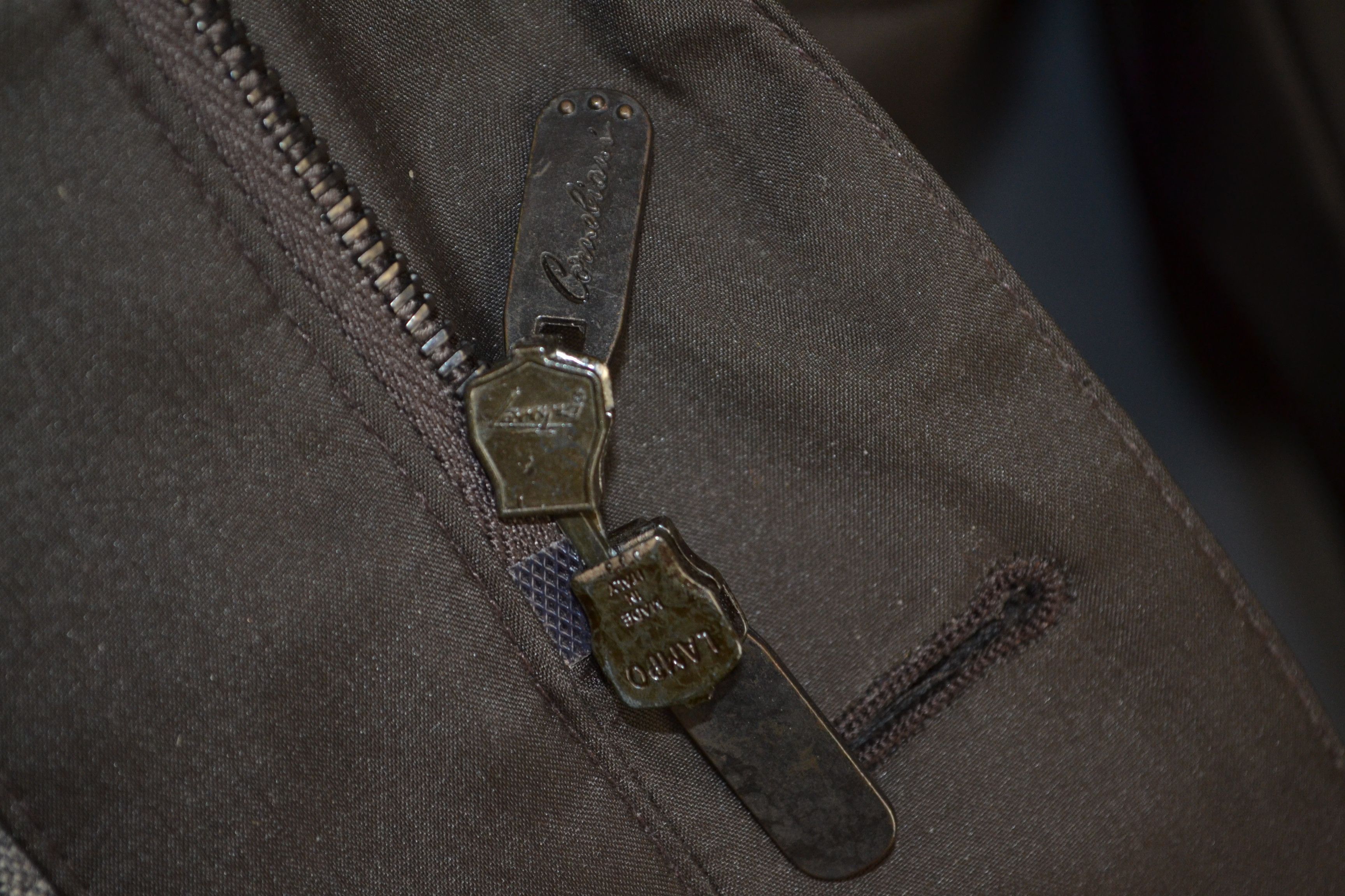 Corneliani Corneliani 52 size L-XL 42 Brown Nylon Coat Overcoat Size US L / EU 52-54 / 3 - 21 Thumbnail