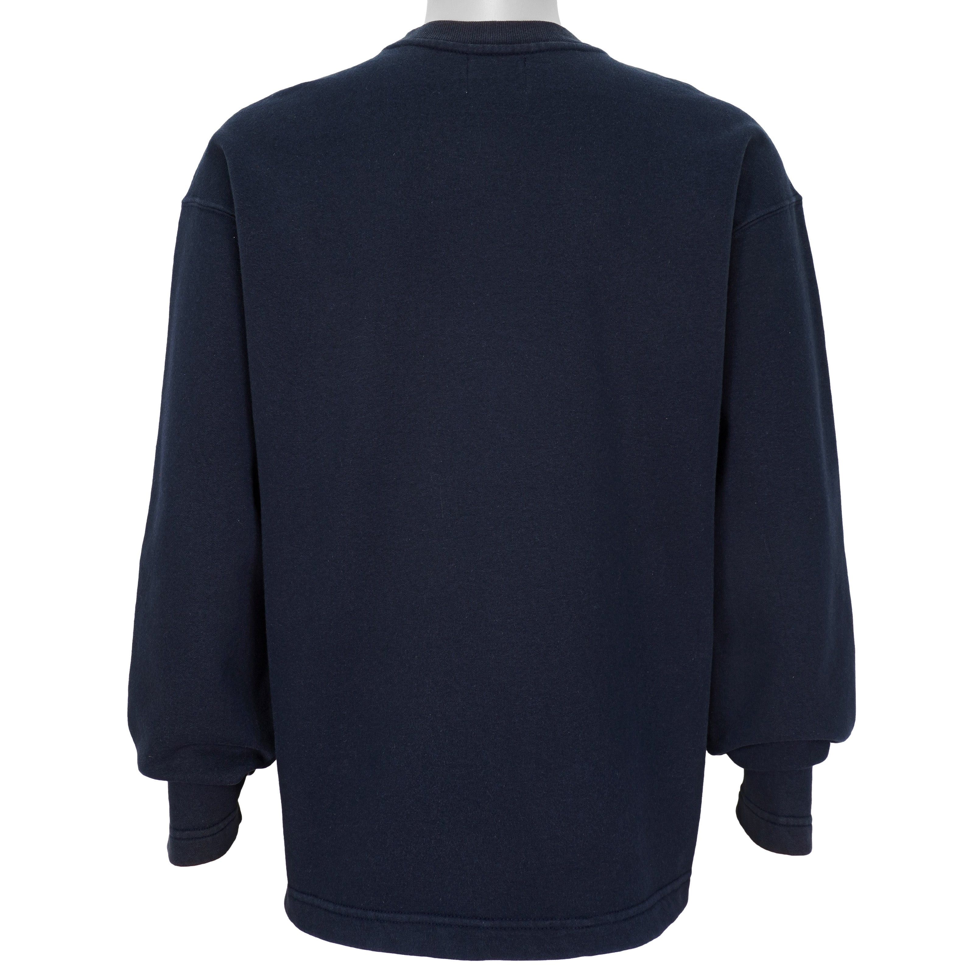 Calvin Klein Blue Spell-Out Crew Neck Sweatshirt 1990s Size US XL / EU 56 / 4 - 2 Thumbnail