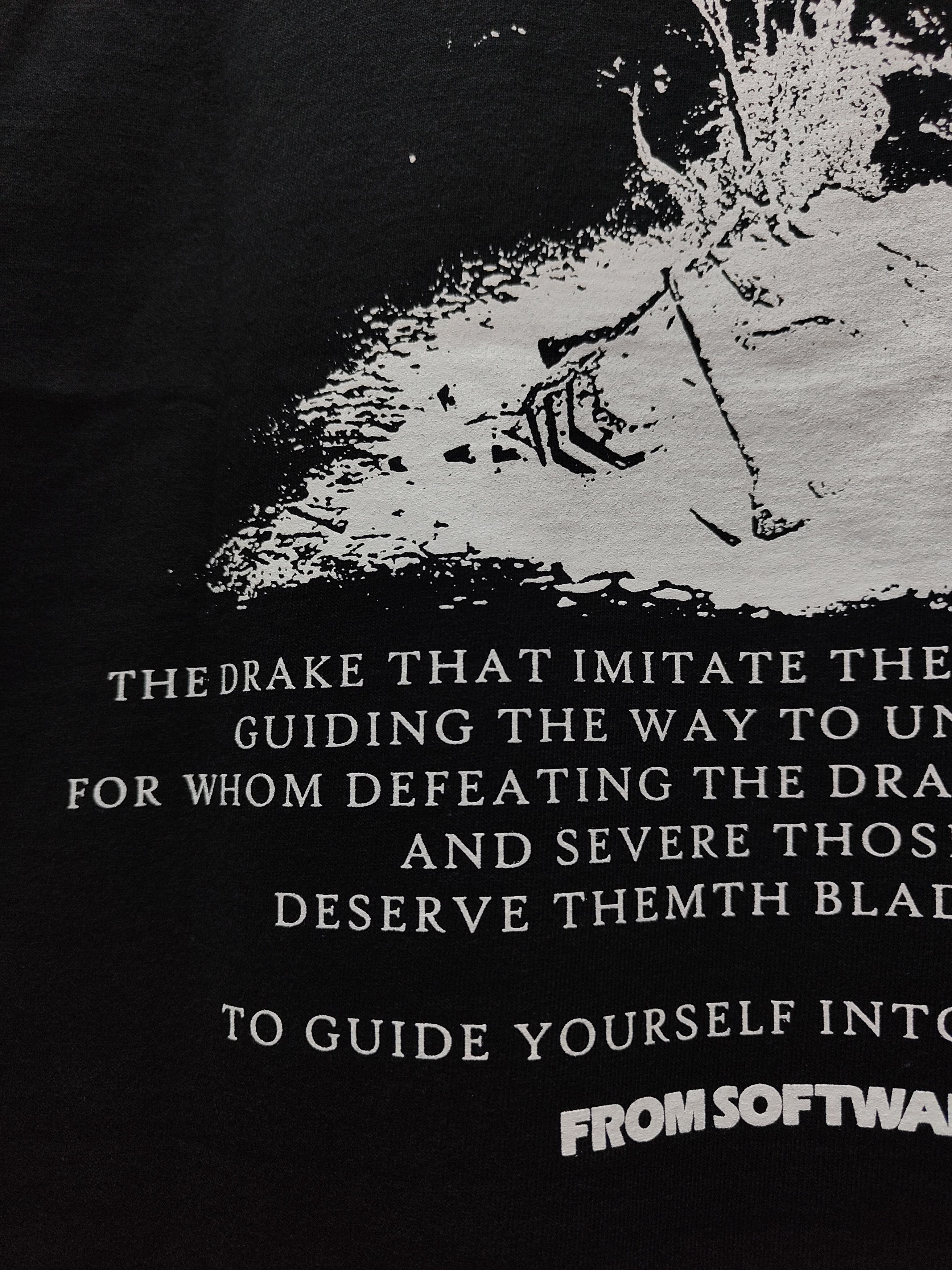 Playstation Dark Souls "Hellkite Drake" T-shirt Size US XL / EU 56 / 4 - 10 Thumbnail