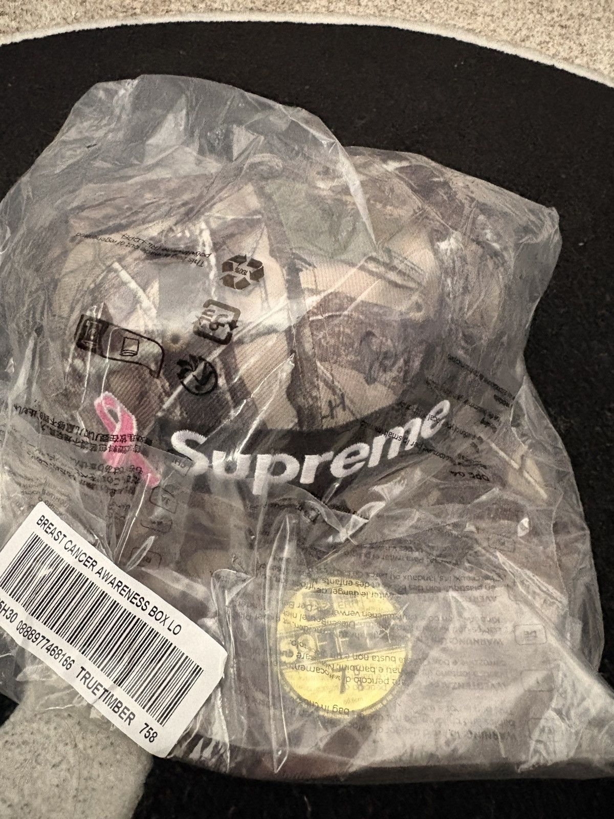 Supreme Breast Cancer awareness fitted