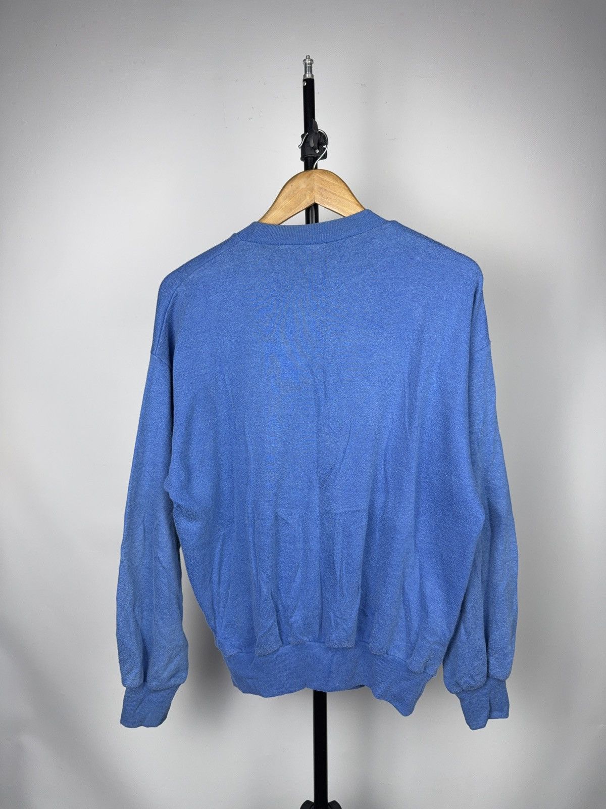 Vintage Vintage Retro 80s Europe EU Stars Blue Graphic Sweatshirt Size US M / EU 48-50 / 2 - 9 Thumbnail