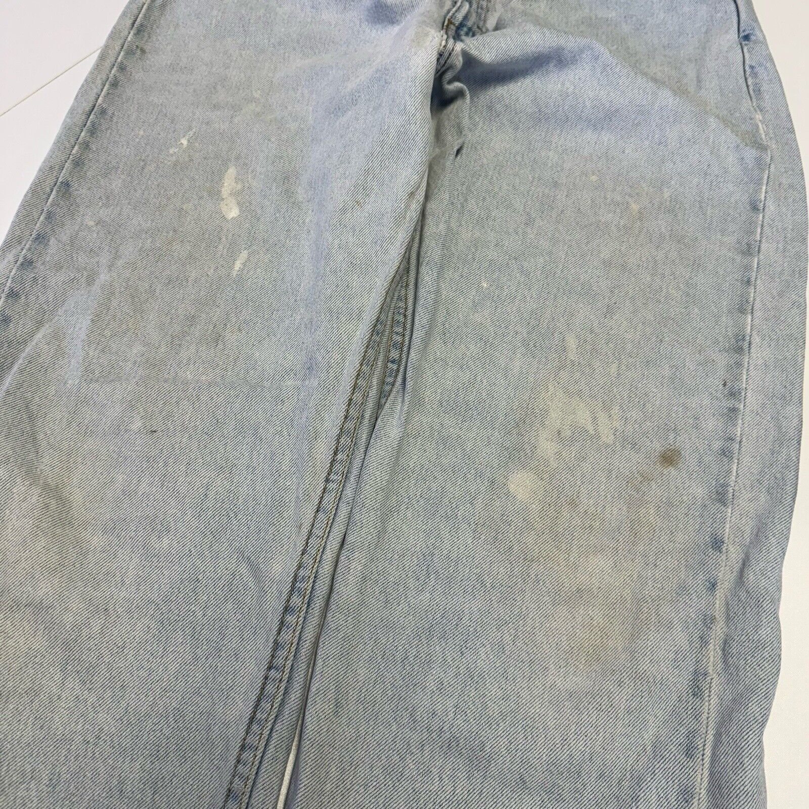 Levi's × Vintage Vintage Levis 505 Jeans 36x32 Light Wash Straight Leg Regula Size US 36 / EU 52 - 6 Thumbnail