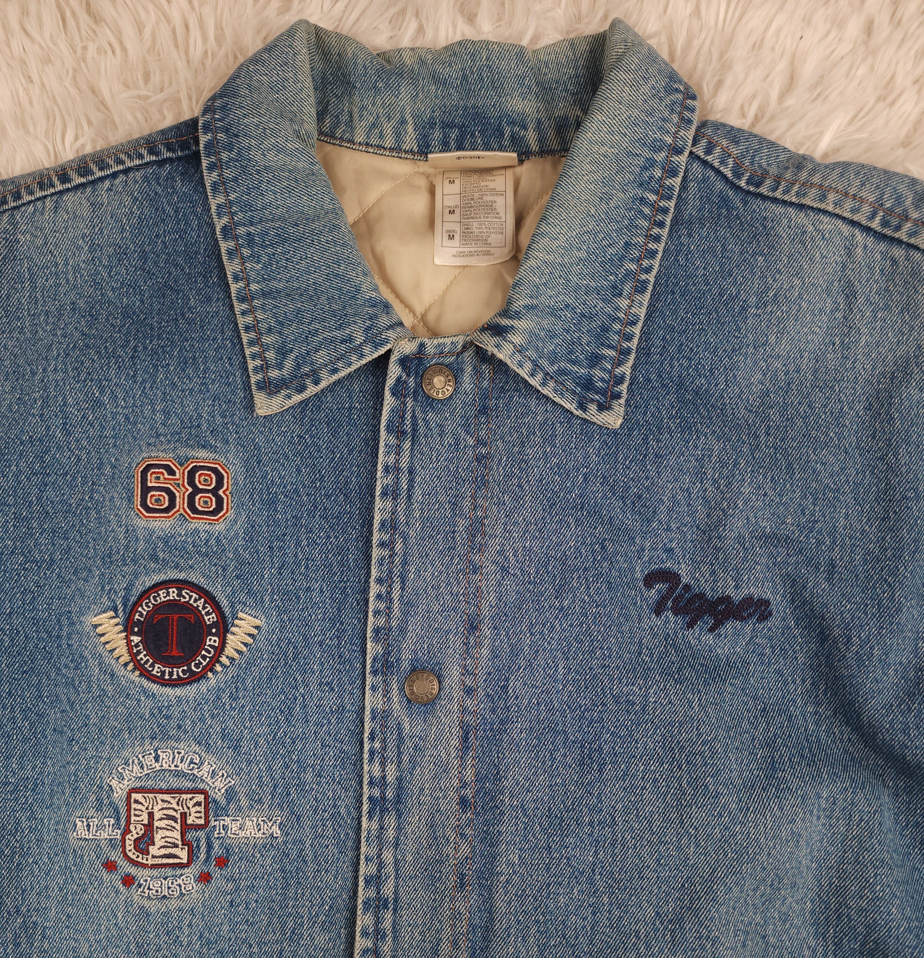 Disney Vintage Disney Tigger denim jacket Size M Size US M / EU 48-50 / 2 - 4 Thumbnail
