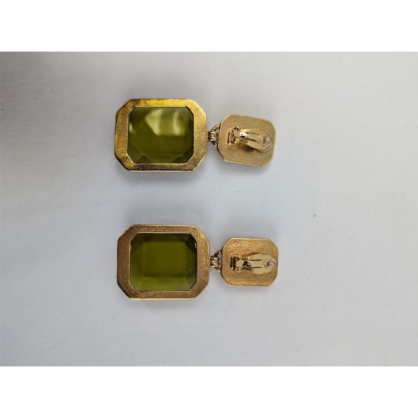 Saint Laurent Paris o1rshd1 Size: OS / Octagon Earring in Metal and Resin Multi Size ONE SIZE - 8 Thumbnail