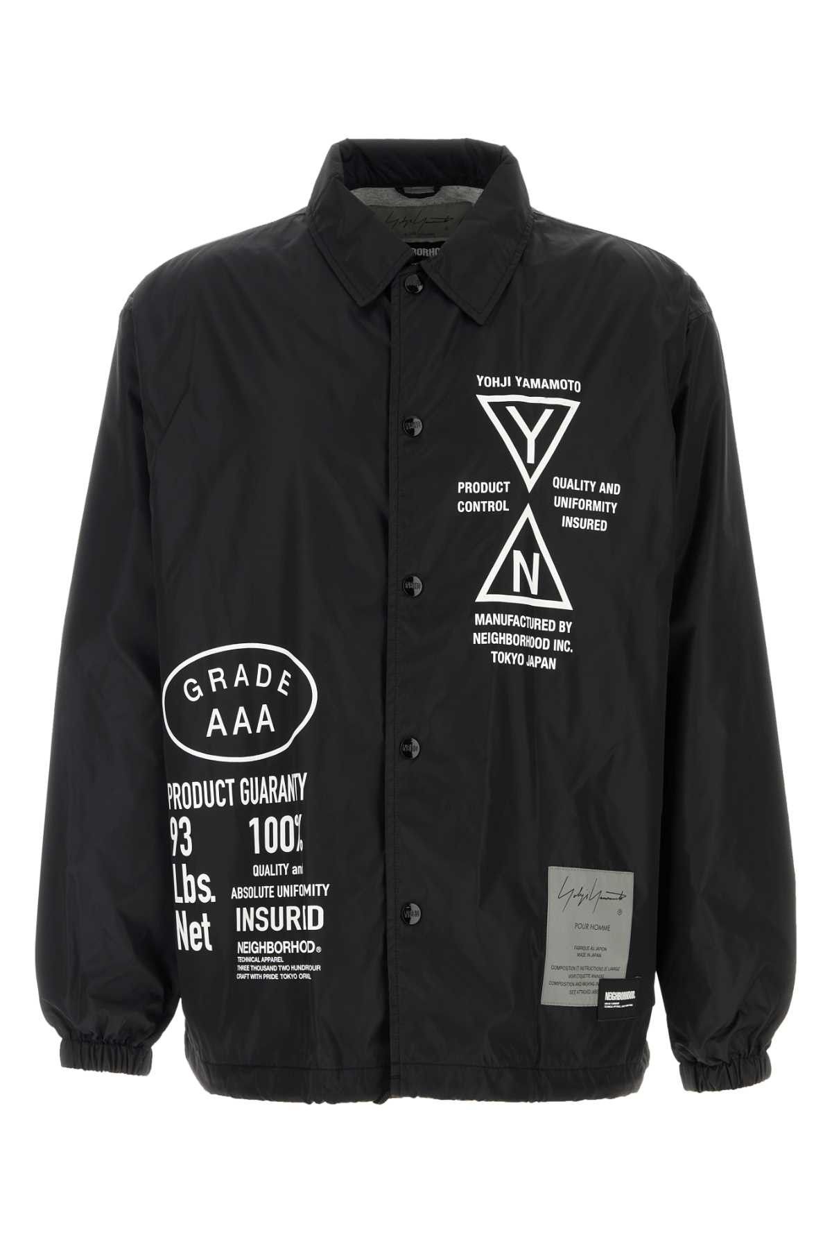 Yohji Yamamoto Black Nylon Yohji Yamamoto X Neighborhood Windbreaker Size US L / EU 52-54 / 3 - 1 Thumbnail