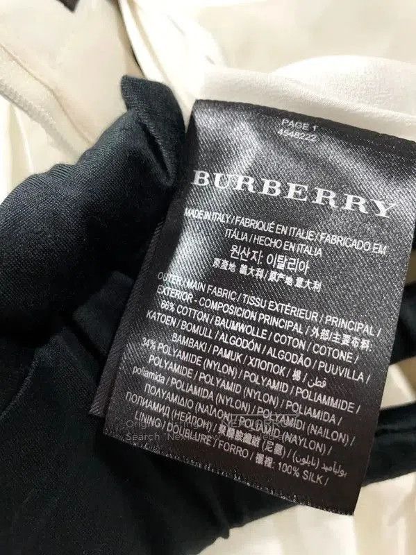 Burberry Burberry White Cotton Long Pleated Skirt. Size 28" / US 6 / IT 42 - 8 Thumbnail