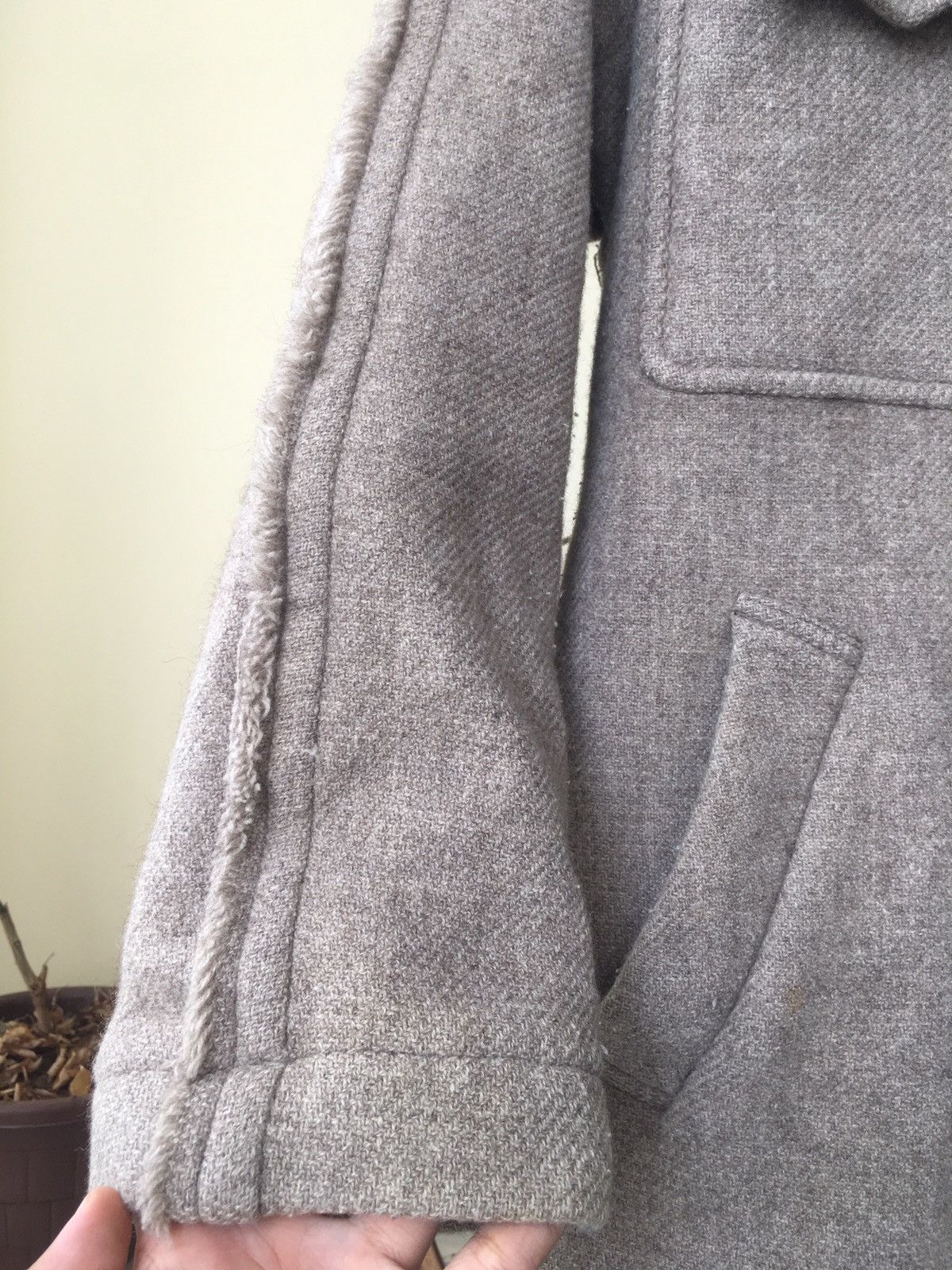 CABANE de ZUCCa × Issey Miyake × Zucca Issey Miyake Zucca Fur 3 Way Neck Long Coat Size S / US 4 / IT 40 - 6 Thumbnail