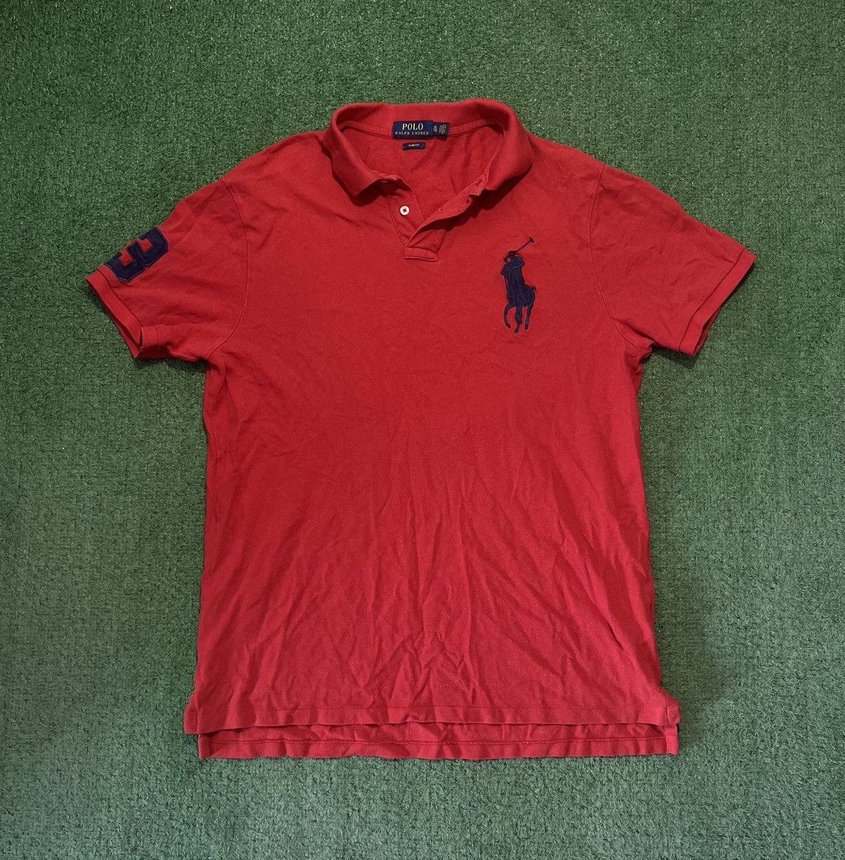 Polo Ralph Lauren Polo Ralph Lauren Red Polo Chief Keef Style Size US XL / EU 56 / 4 - 1 Thumbnail