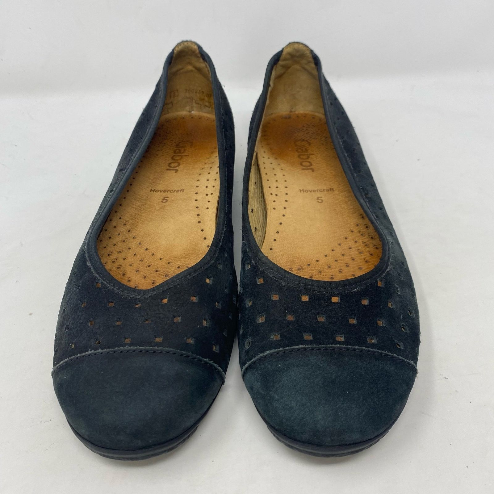 Other Gabor Hovercraft Ballet Flats Black Nubuck Shoes Comfort 7.5 Size US 7.5 / IT 37.5 - 3 Thumbnail