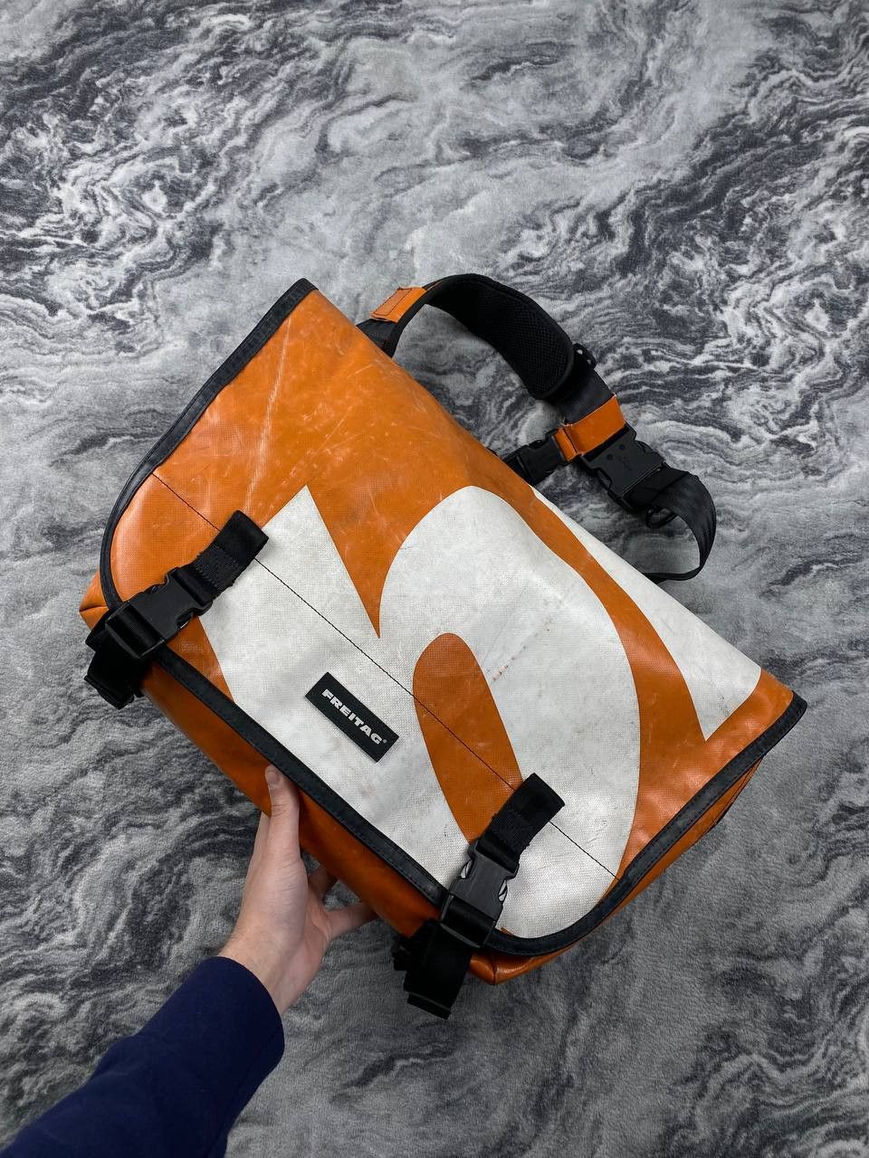 Freitag Freitag F31 Large Shoulder Bag Orange Size ONE SIZE - 3 Thumbnail
