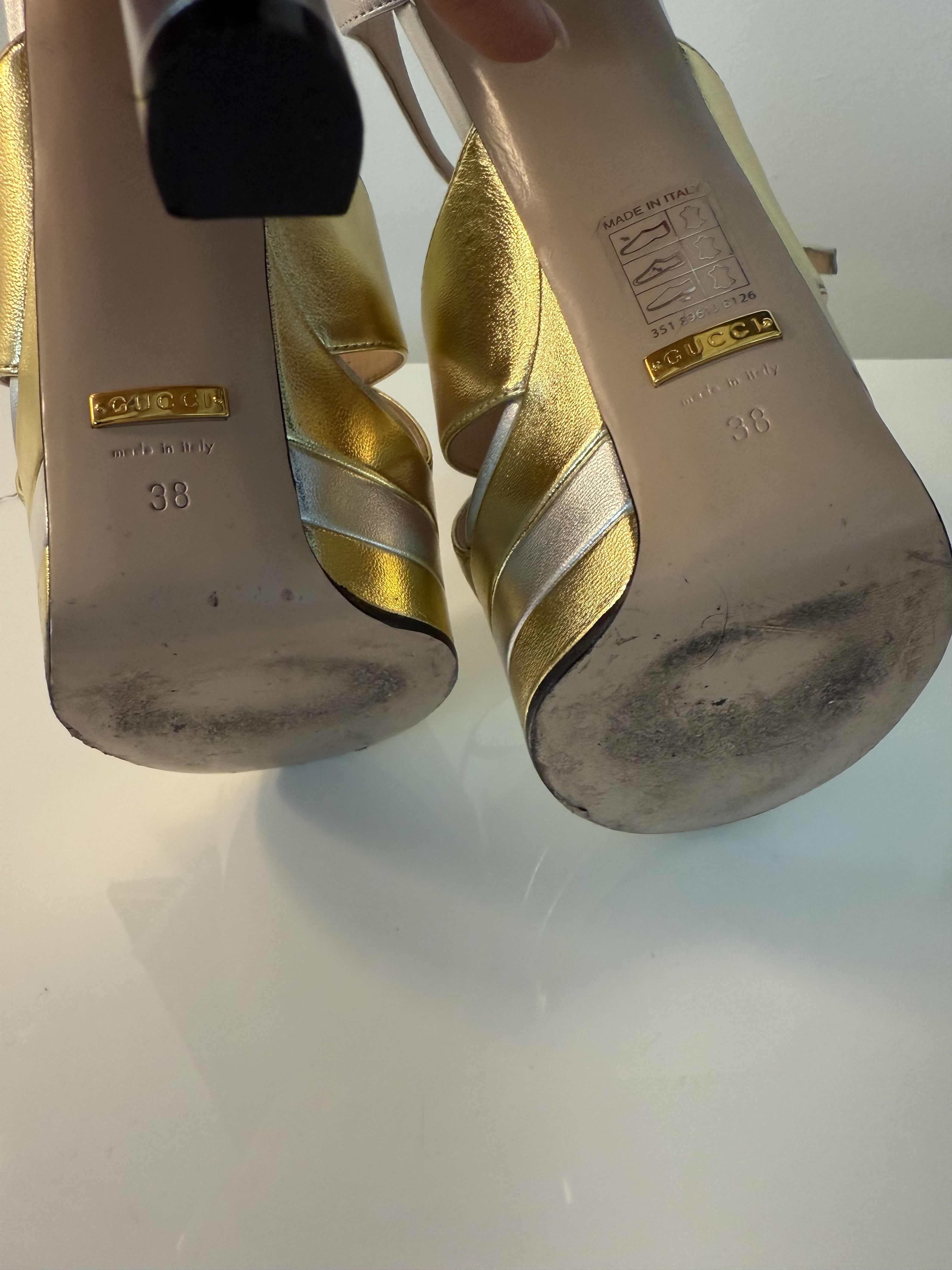 Gucci Gucci Leather Sandals Size US 8 / IT 38 - 5 Thumbnail