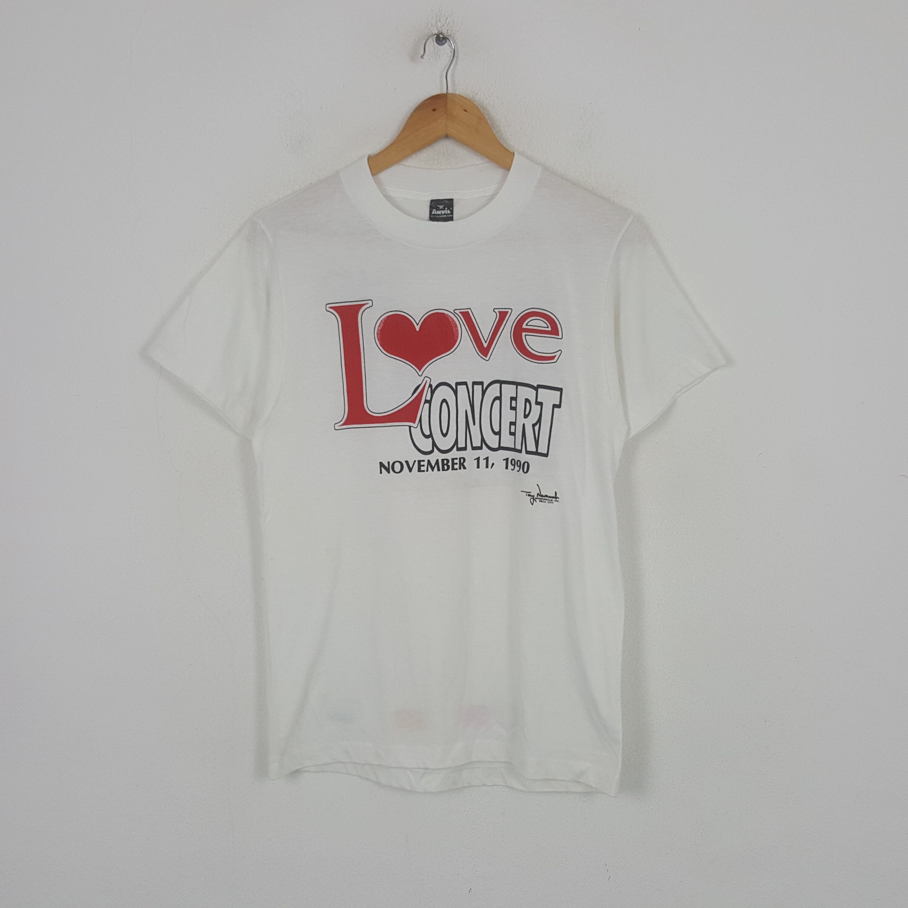 Band Tees Vintage 1990 Love Concert Tour Promo Tshirt RR29 Size US S / EU 44-46 / 1 - 1 Thumbnail