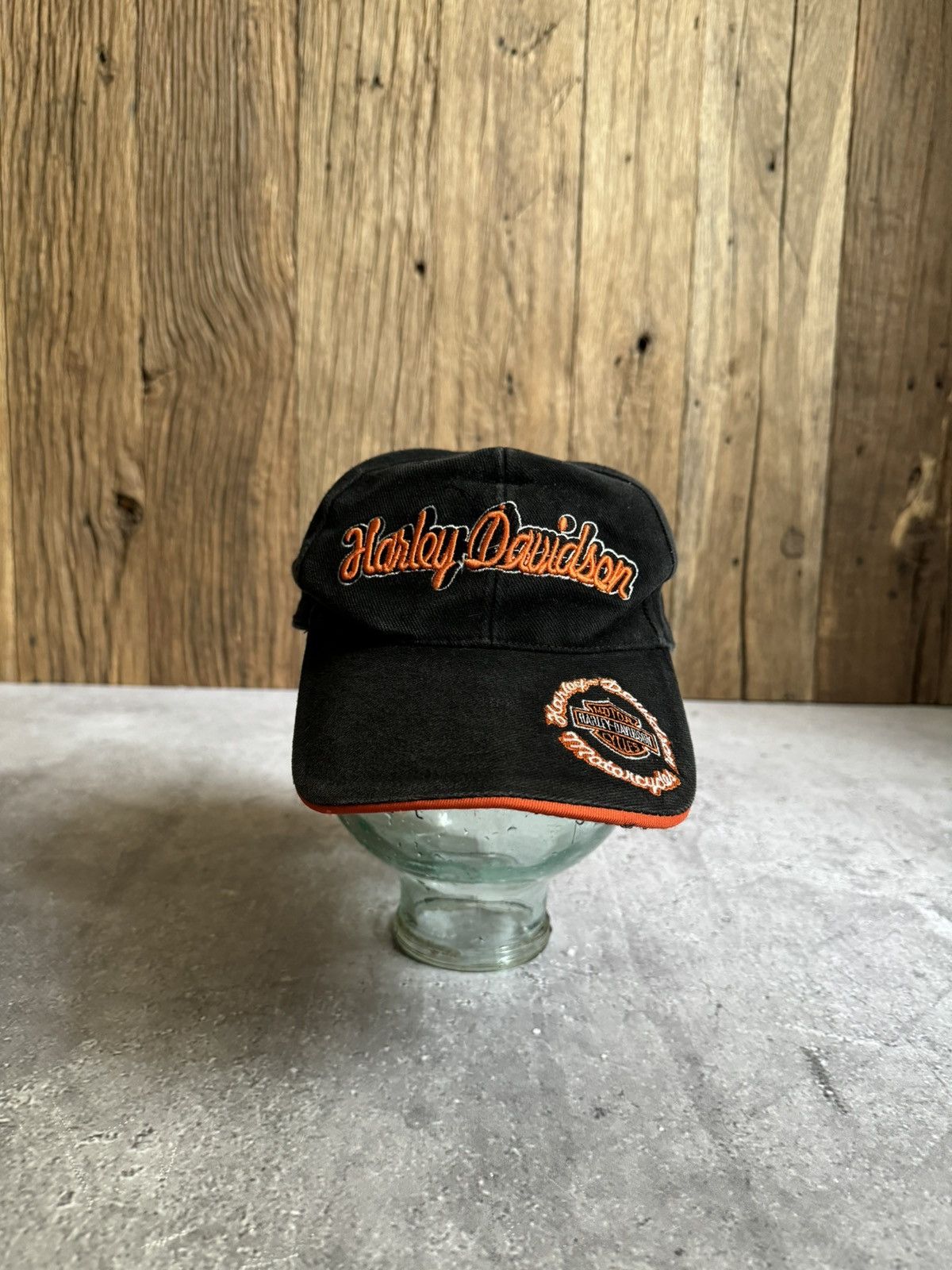 Harley Davidson × Vintage Vintage 90s Harley-Davidson Motorcycles USA Style Cap Hat Size ONE SIZE - 2 Thumbnail
