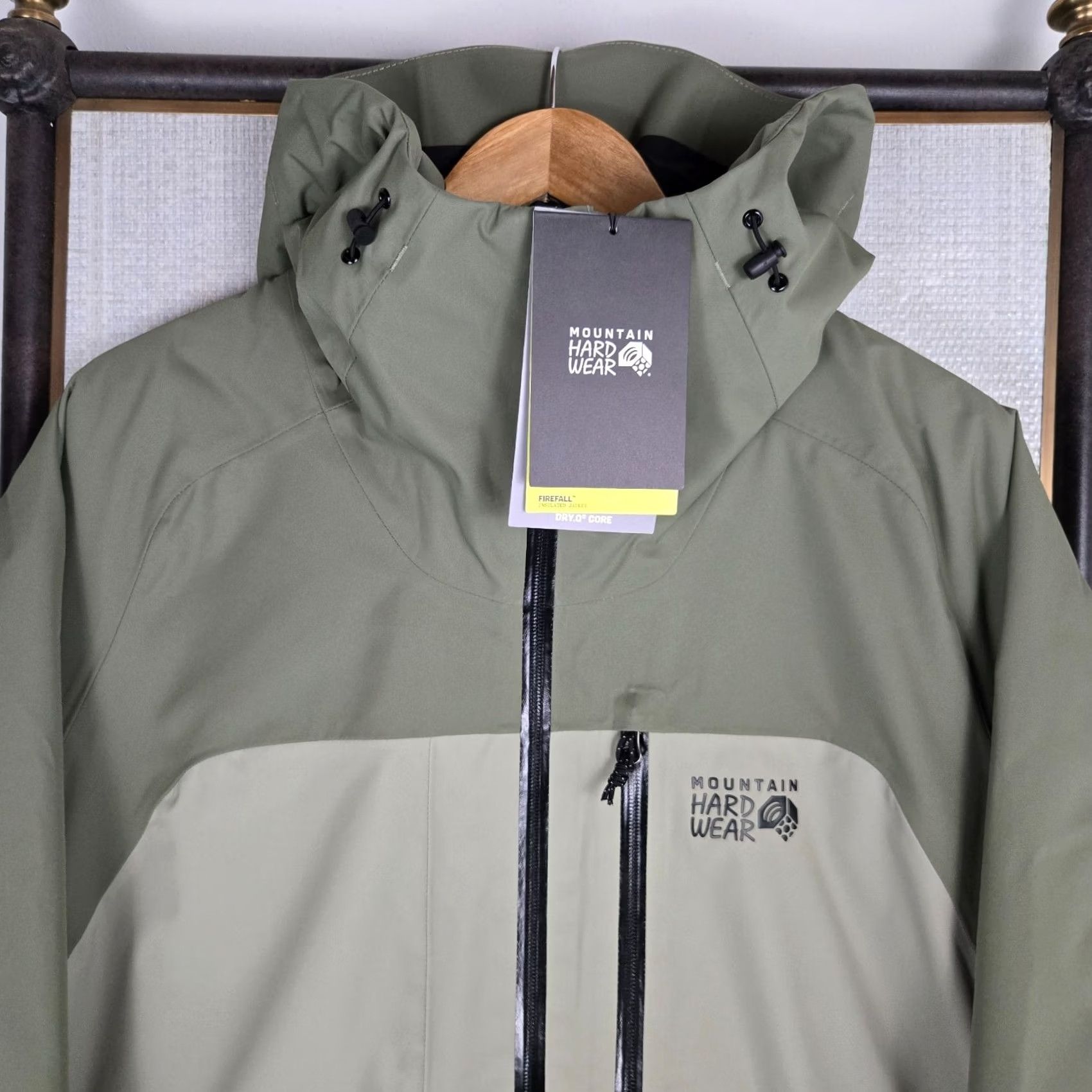 Mountain Hardwear Mountain Hardwear Mens Jacket Insulated Waterproof Hooded Winter Ski Coat Green Large Size US L / EU 52-54 / 3 - 3 Thumbnail