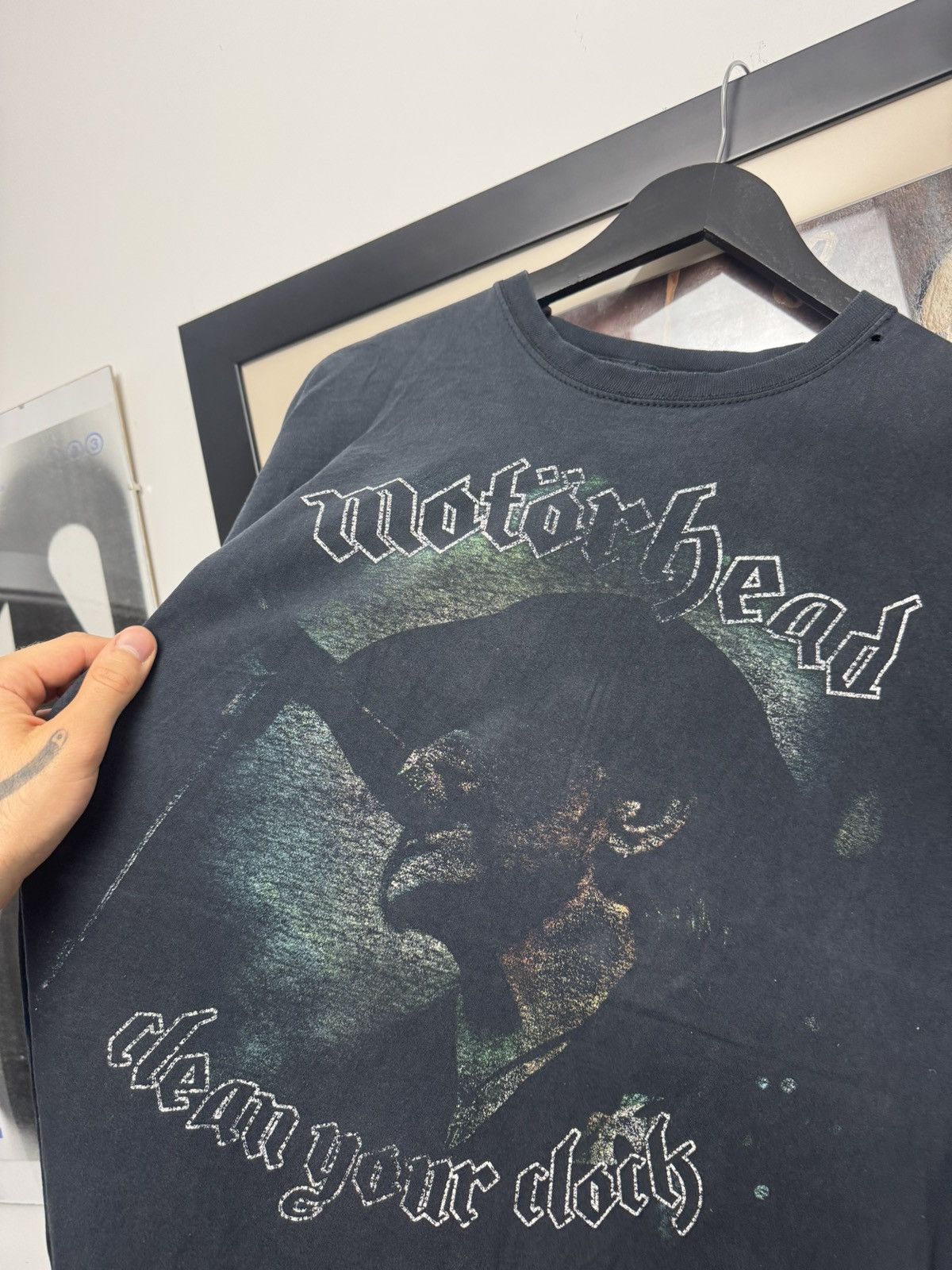 Band Tees Motorhead Vintage Band Rock Tee Washed Trashed Rare Logo Y2k Size US XL / EU 56 / 4 - 3 Thumbnail
