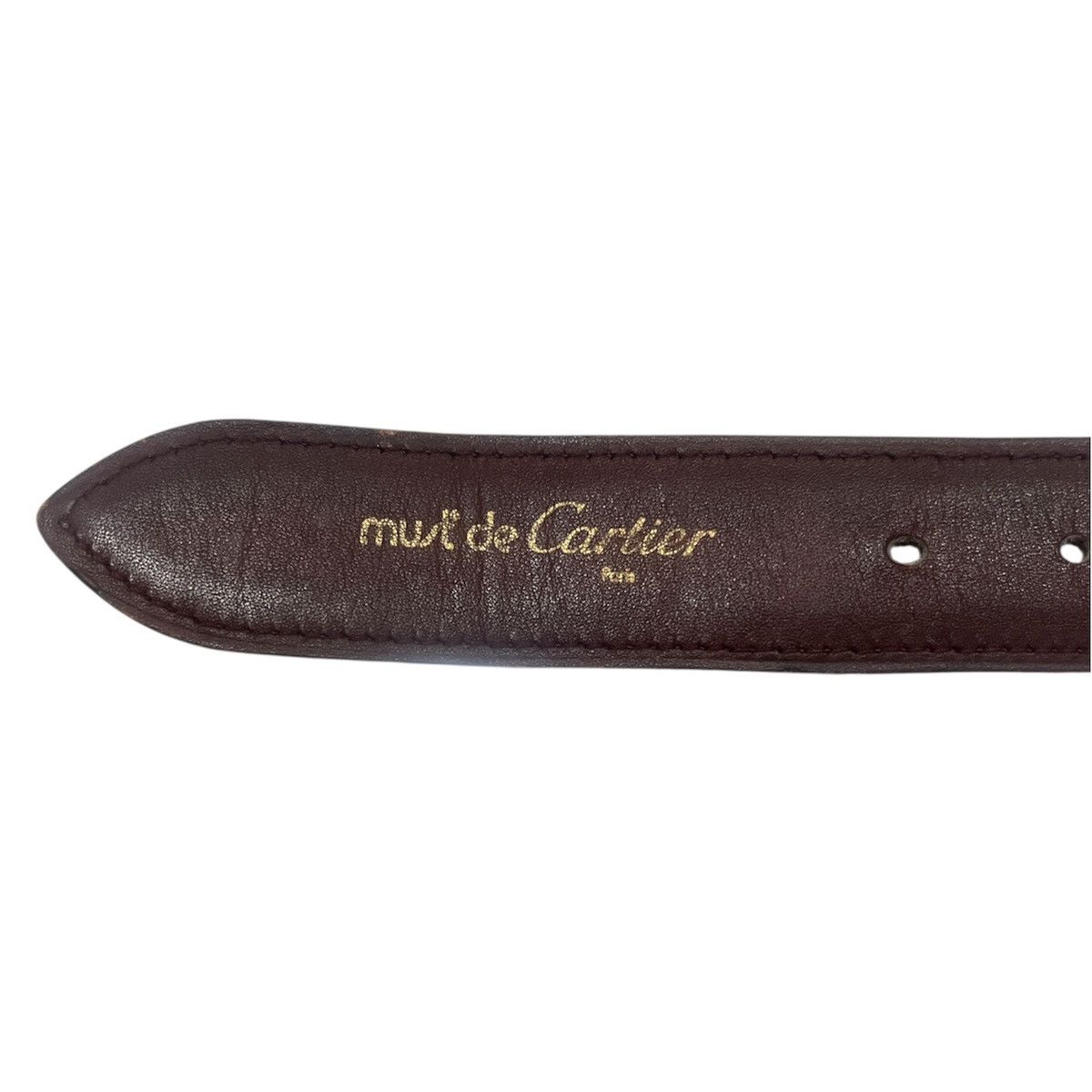 Cartier Vintage Cartier santos must de Cartier leather belt Size 30 - 7 Thumbnail