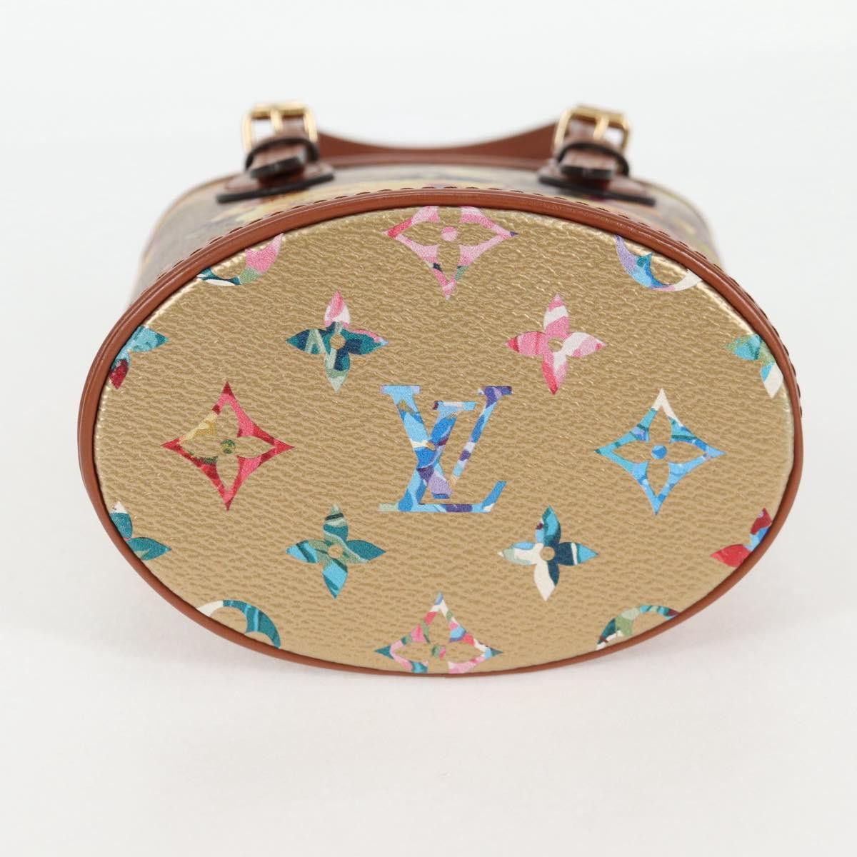 Louis Vuitton LOUIS VUITTON LV Garden Nano Bucket Shoulder Bag Beige Size ONE SIZE - 5 Thumbnail