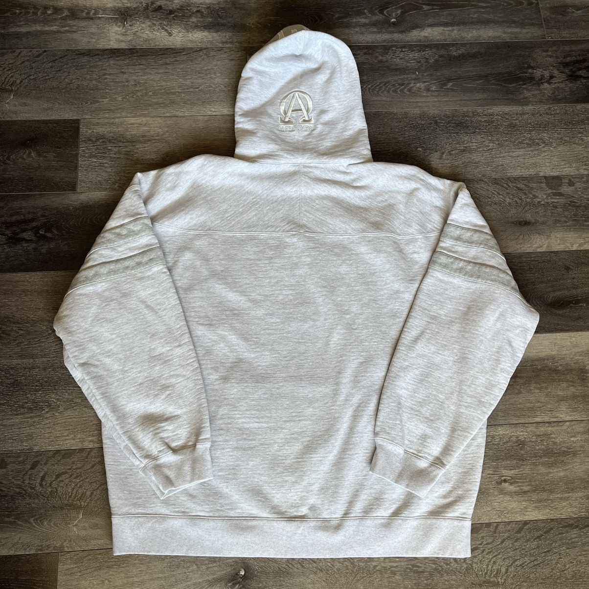 Supreme Surpreme US-NY Hooded Sweatshirt Hoodie Ash Grey FW22 Size US XXL / EU 58 / 5 - 2 Thumbnail