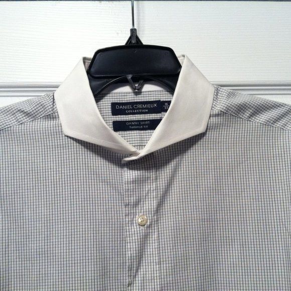 Daniel Cremieux DANIEL CREMIEUX MENS NEW 100%COTTON DRESS SHIRT SIZE: 16/33 Size US L / EU 52-54 / 3 - 1 Thumbnail
