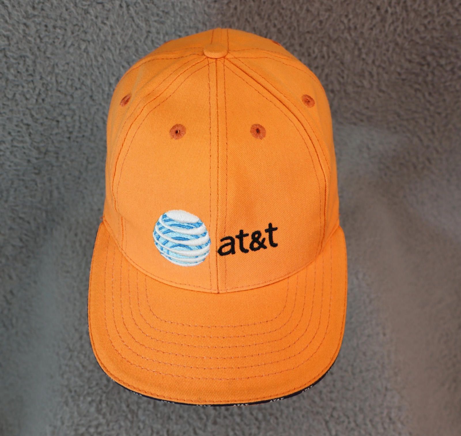 Other AT&T Ball Cap Work Uniform Orange Hat Promo Employee Flex Size ONE SIZE - 1 Thumbnail