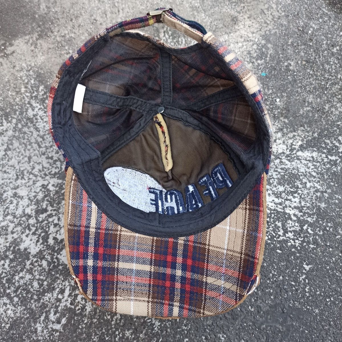 14th Addiction SICK,, peace hat grunge distressed with leather visor Size ONE SIZE - 17 Thumbnail