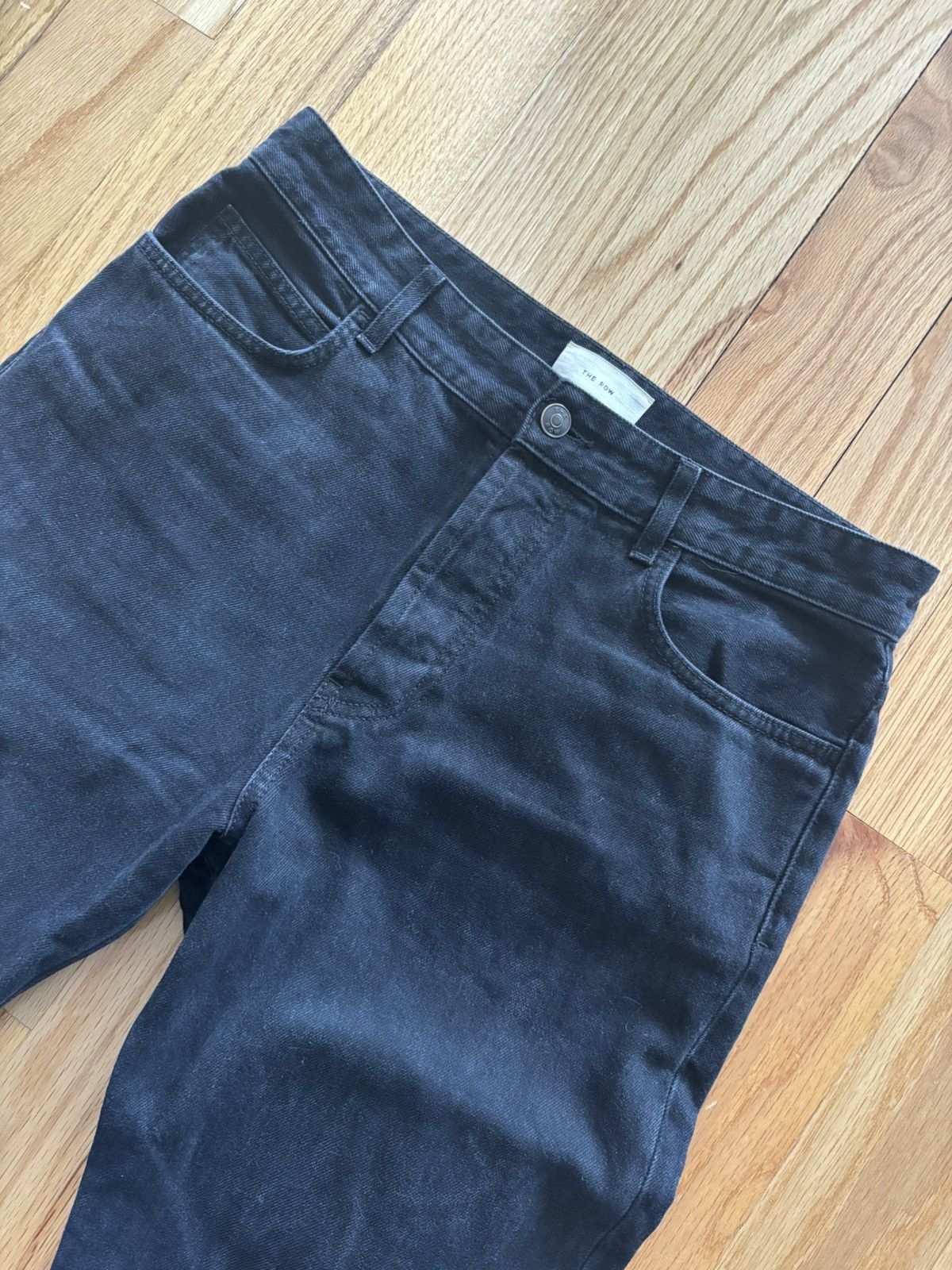 The Row The Row Carlisle Straight Leg Jeans Size 32 Black | Grailed