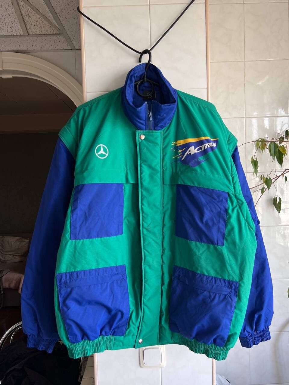 Vintage Mercedes Benz Actros Trucks Racing Jacket Vest 90s