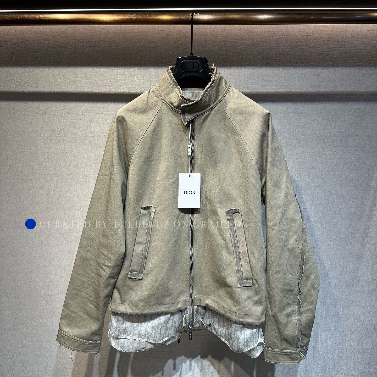 Dior Beige Monogram Lining Jacket in Size S Size US S / EU 44-46 / 1 - 1 Thumbnail