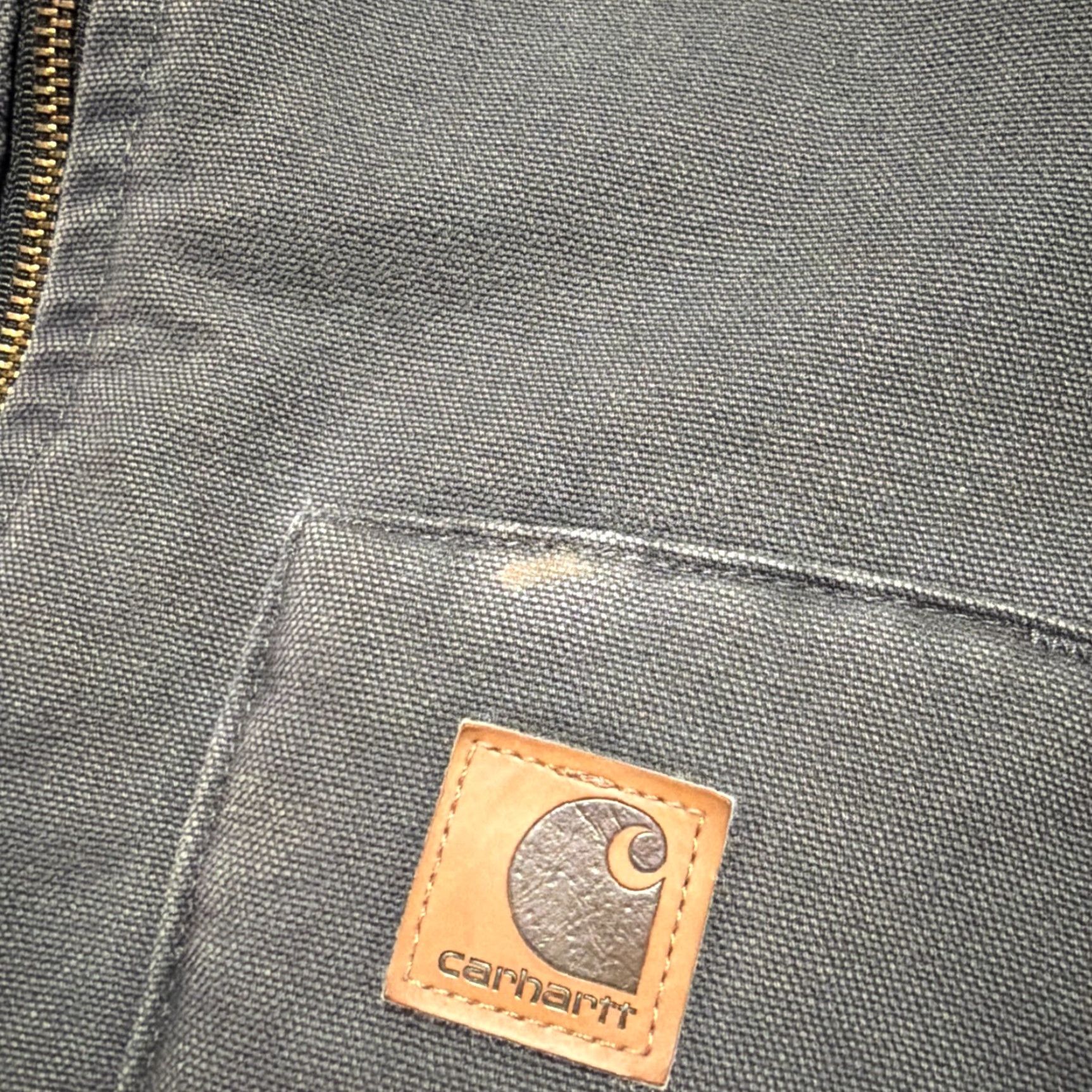 Carhartt VINTAGE Carhartt Vest Canvas Arctic Quilted Lined XL Tall Grey Charcoal Workwear Unisex Adults 90s Y2K Vintage City USA Size US XL / EU 56 / 4 - 2 Thumbnail