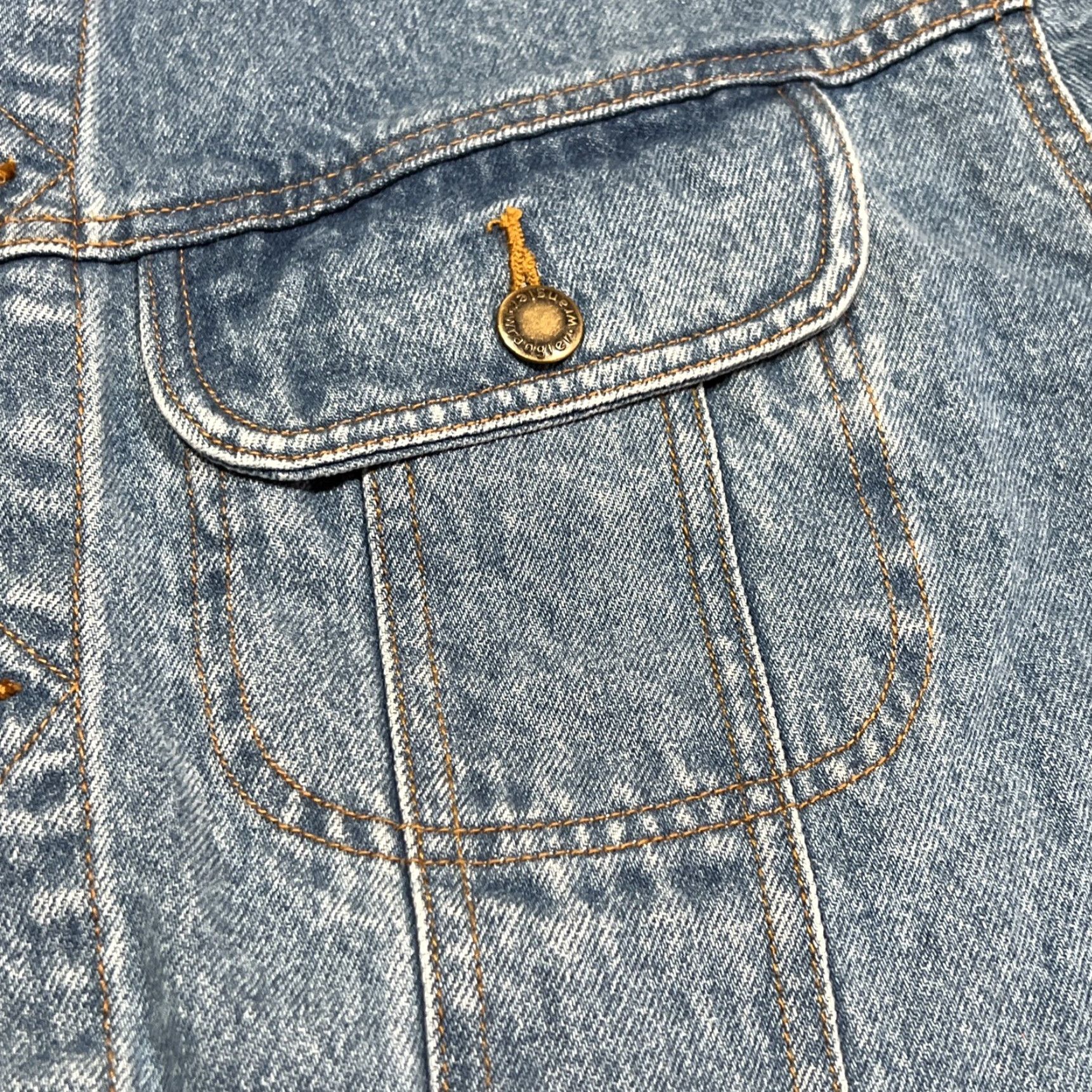 Wrangler Wrangler Rugged Wear Denim Jacket Unlined Vintage Indigo Large RJK30VI Mens Jacket Size US L / EU 52-54 / 3 - 3 Thumbnail