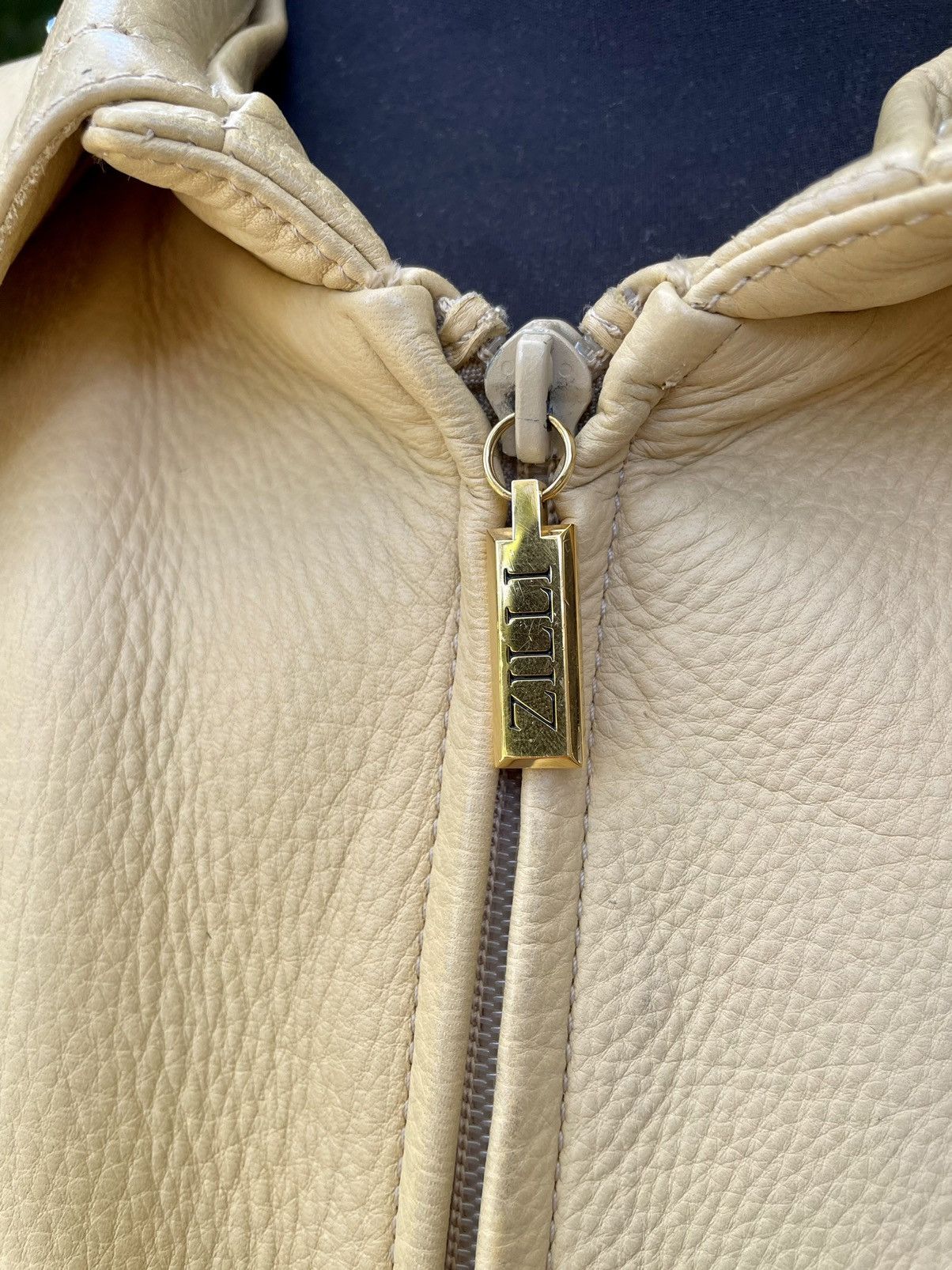 Zilli Zilli Deerskin Leather Bomber Jacket Size US XL / EU 56 / 4 - 9 Thumbnail