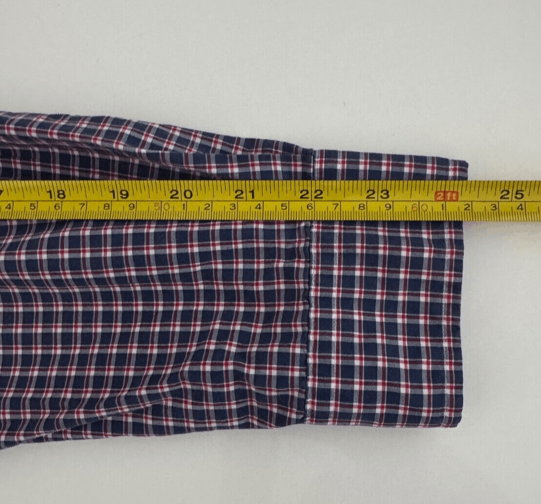 Polo Ralph Lauren Polo Ralph Lauren Men’s M Stretch Button Down Blue/Red Plaid Size US M / EU 48-50 / 2 - 7 Thumbnail