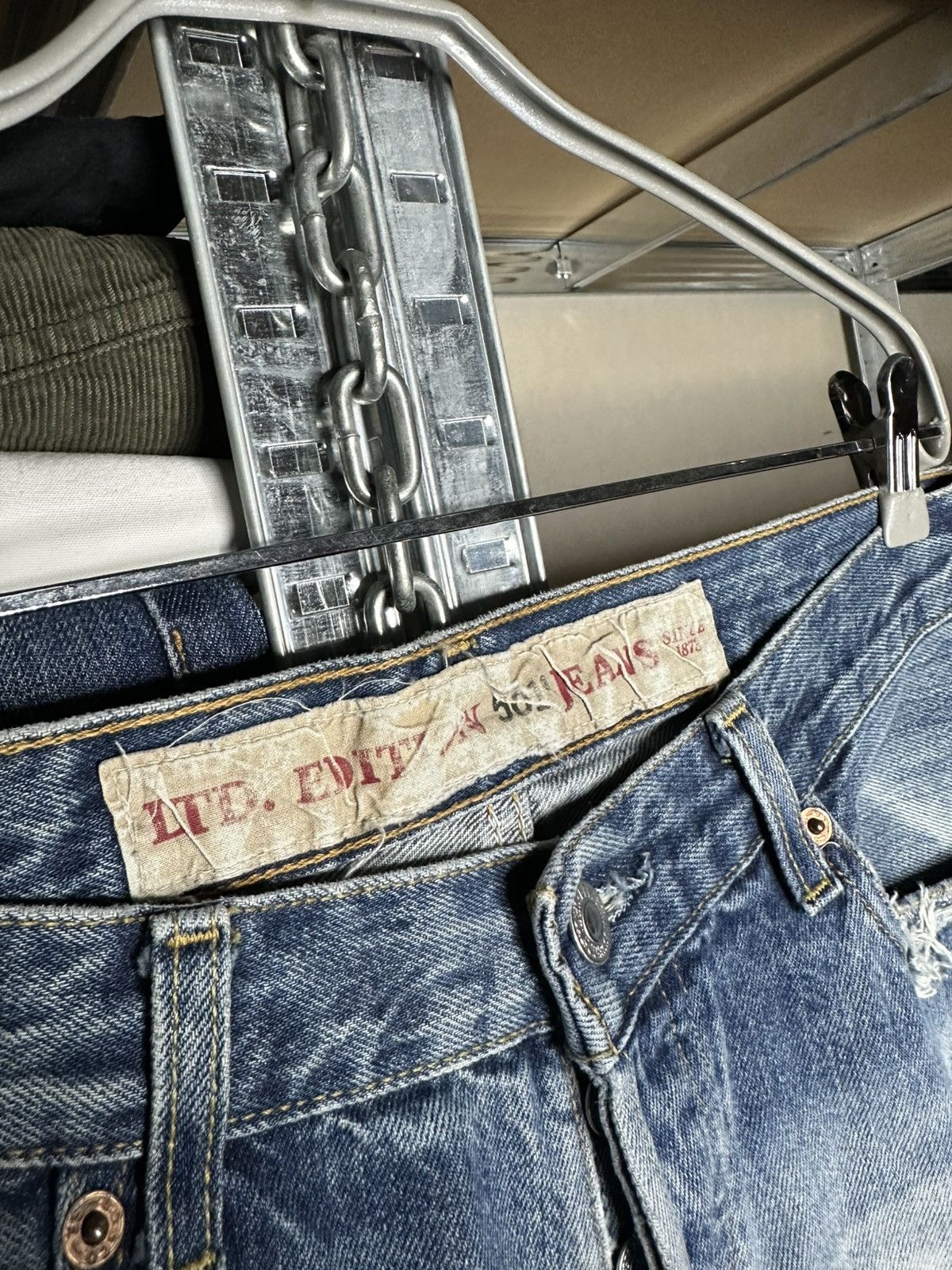 Levi's Levi’s 501 LTD Edition Distressed Denim Jeans Size 34x32 Size US 34 / EU 50 - 3 Thumbnail