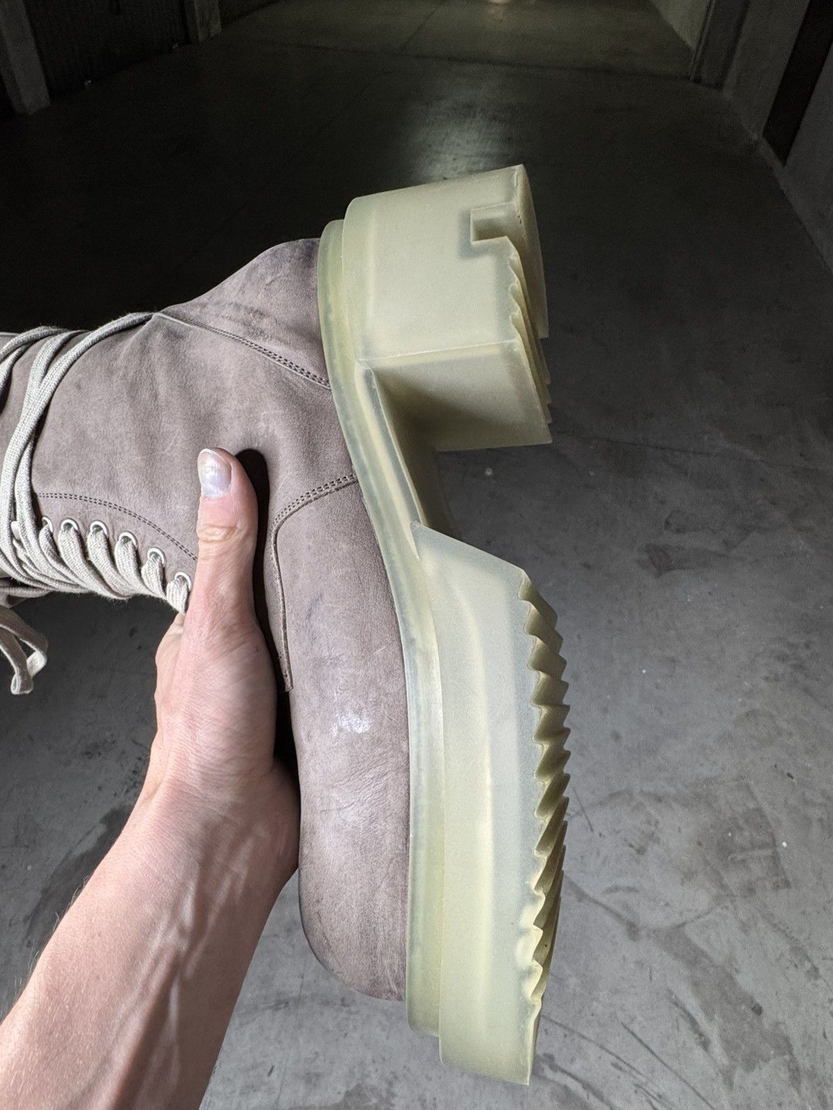 Rick Owens Rick Owens Army bogun 44 UK10.5 Sample 1/1 mega laced Size US 10.5 / EU 43-44 - 17 Thumbnail
