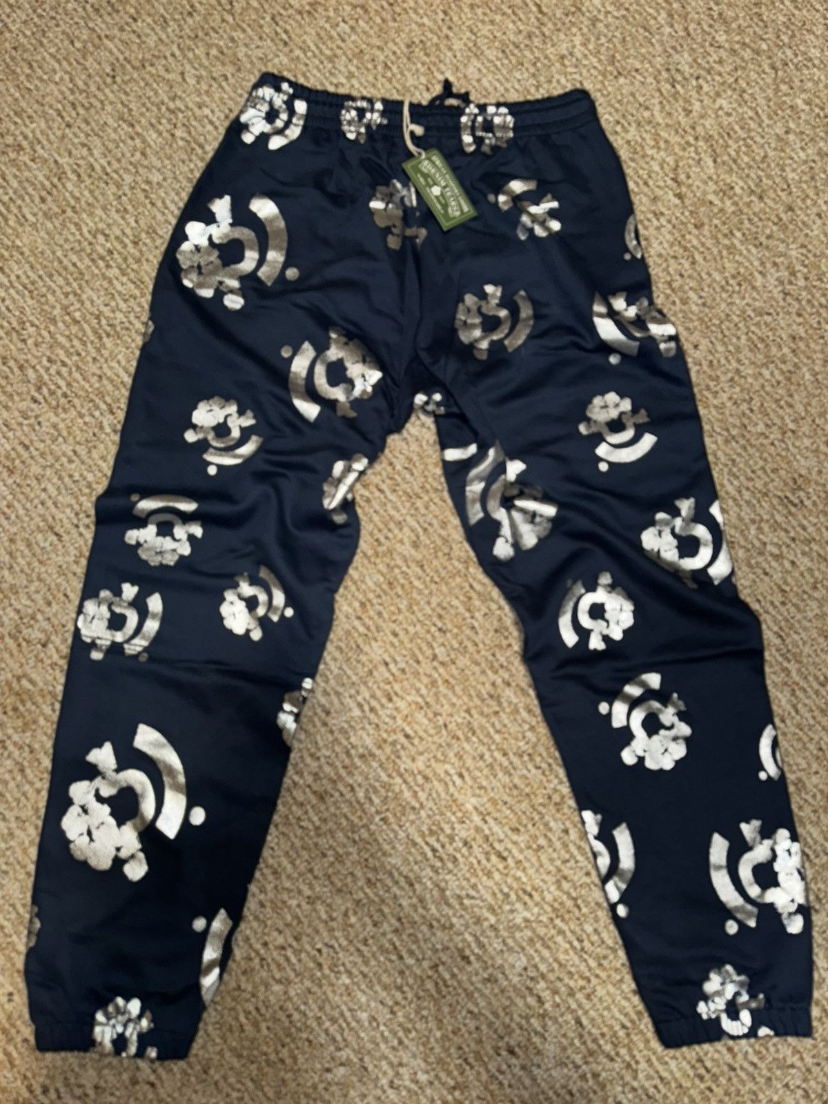 (B).Stroy × DENIM TEARS × Levi's Denim Tears Bstroy Tears Sweatpants Size US 34 / EU 50 - 2 Thumbnail