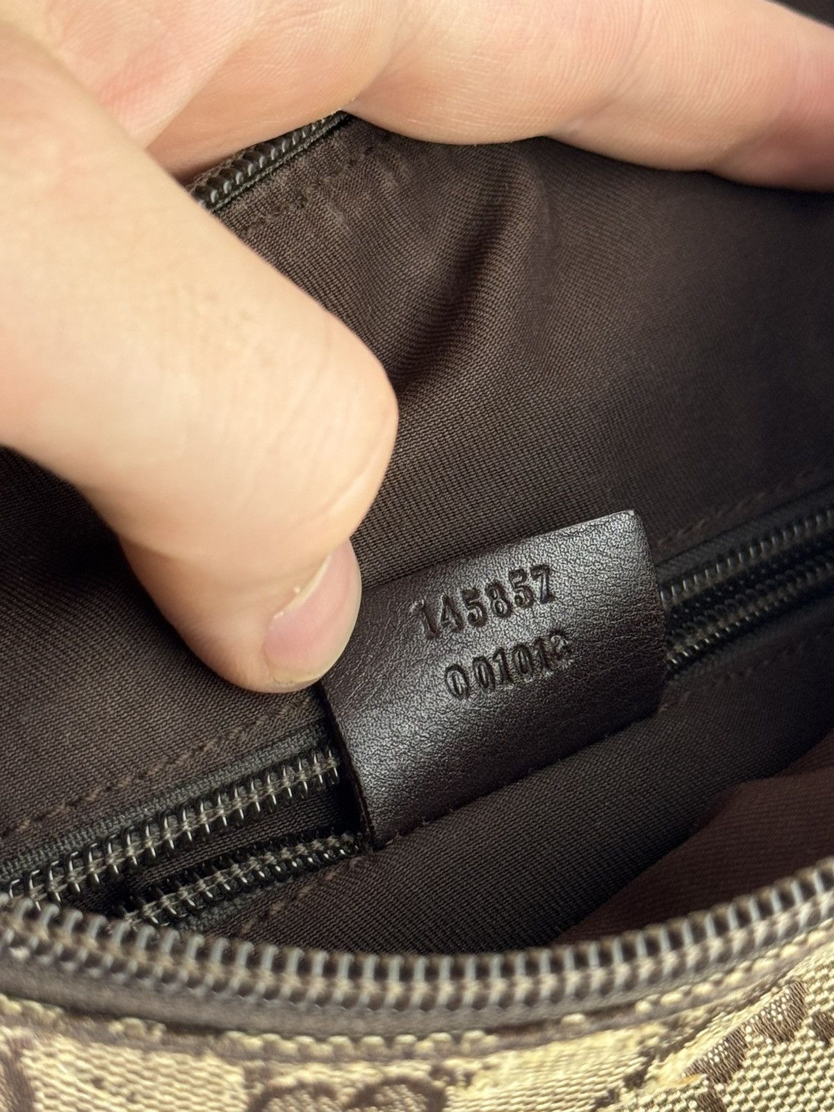 Gucci Vintage Gucci GG Canvas Monogram Shoulder Bag Beige 145857 Size ONE SIZE - 9 Thumbnail
