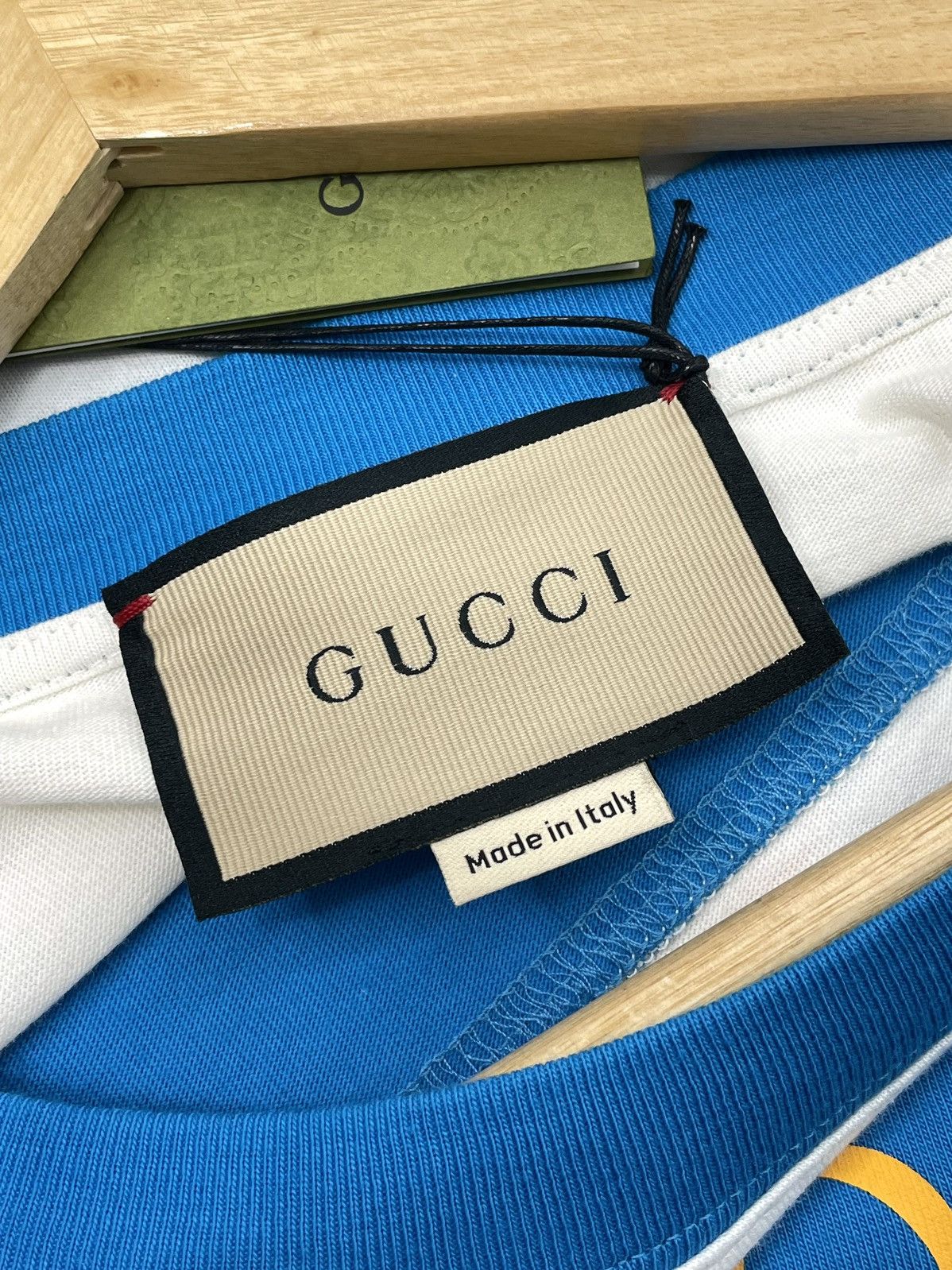 Gucci Gucci “1921” Logo Print Colorblock T-Shirt – Size L Size US L / EU 52-54 / 3 - 11 Thumbnail