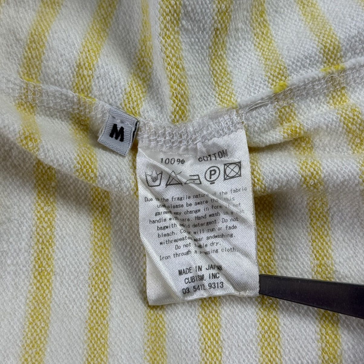 Visvim Vintage Visvim Yellow Striped Long Sleeve Sweatshirt Size US M / EU 48-50 / 2 - 9 Thumbnail