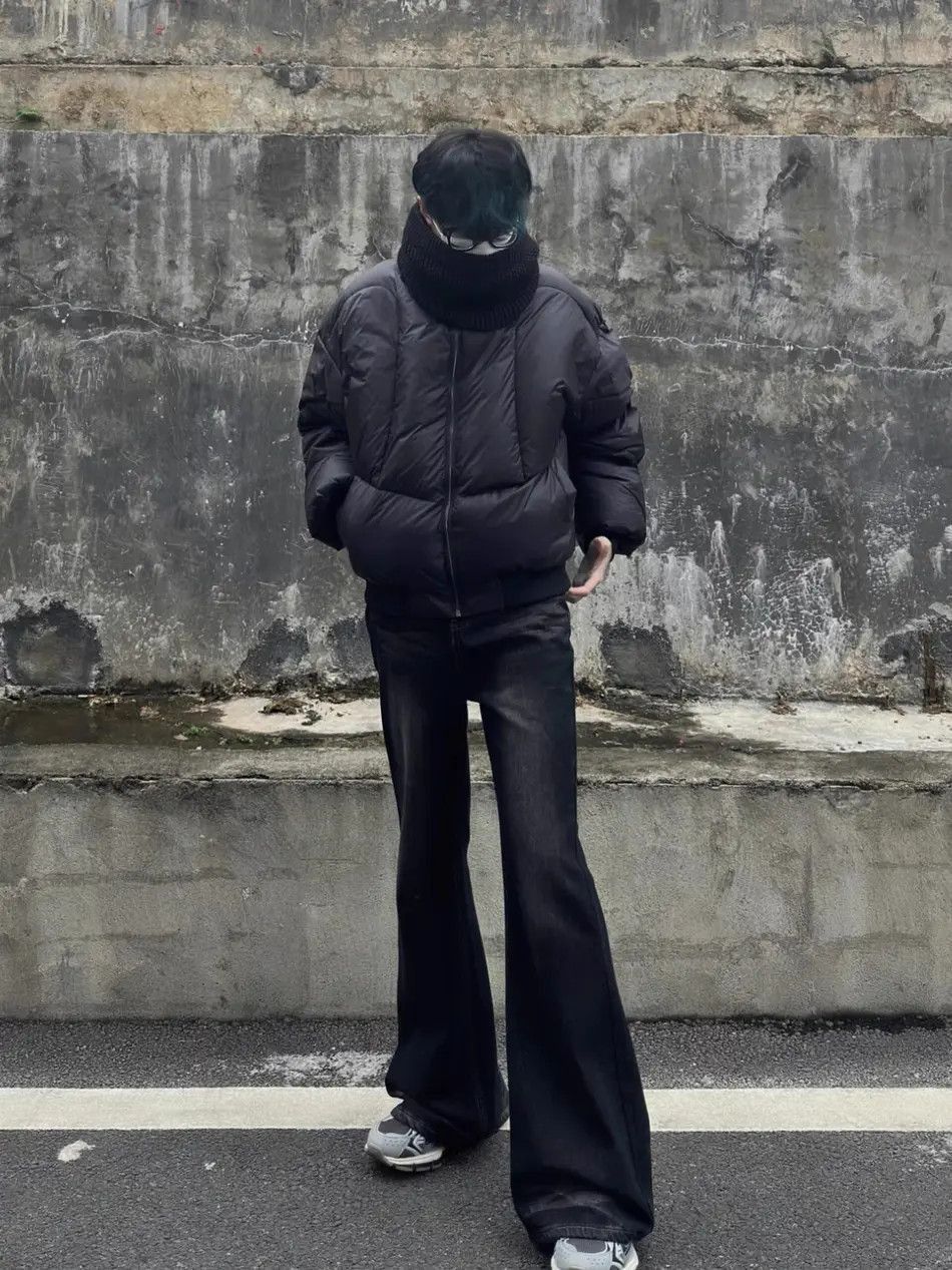 Japanese Brand Retro slim fit micro flared jeans Size US 32 / EU 48 - 2 Thumbnail
