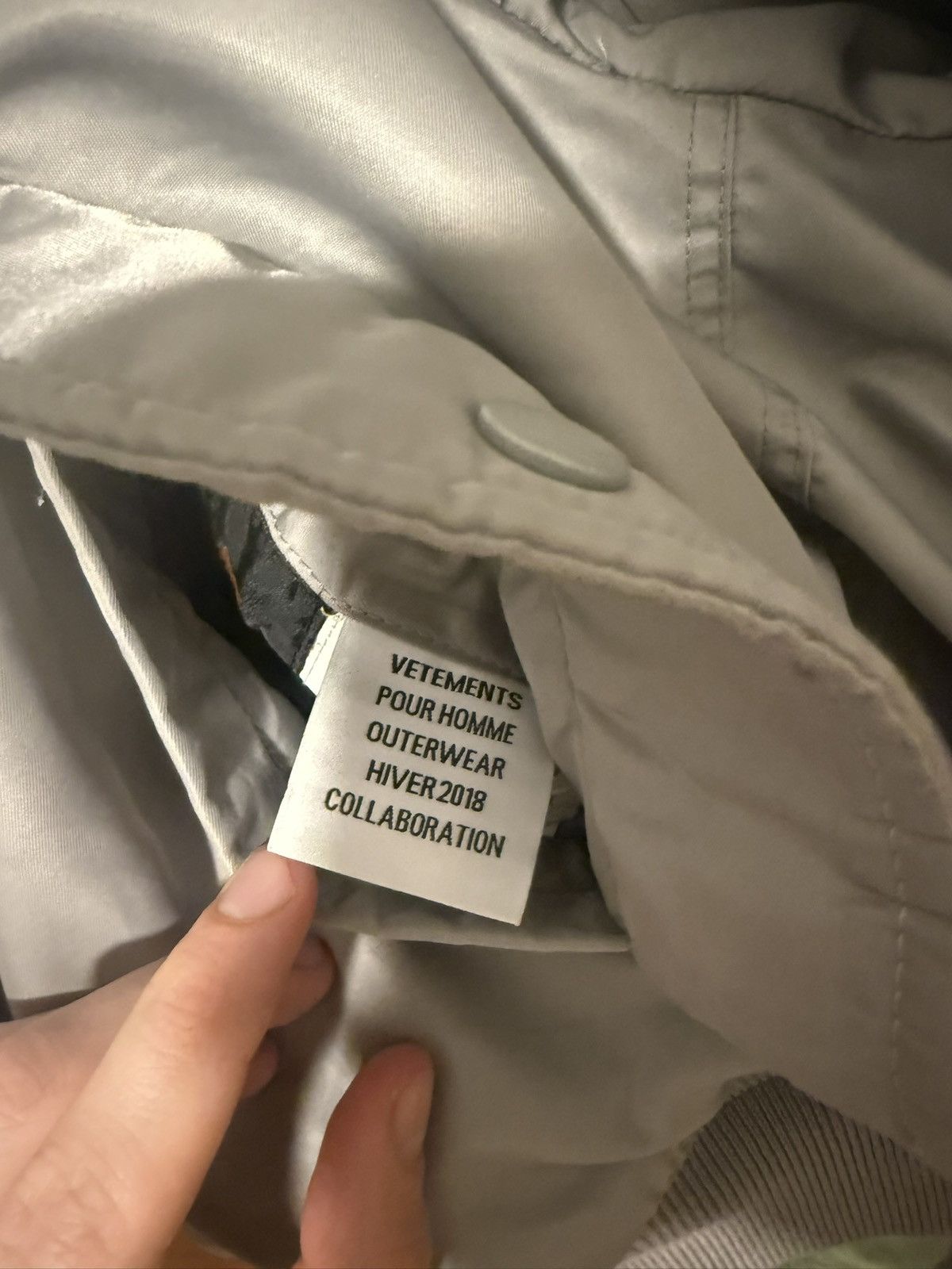 Vetememes Vetements Bomber double layer Size US M / EU 48-50 / 2 - 12 Thumbnail