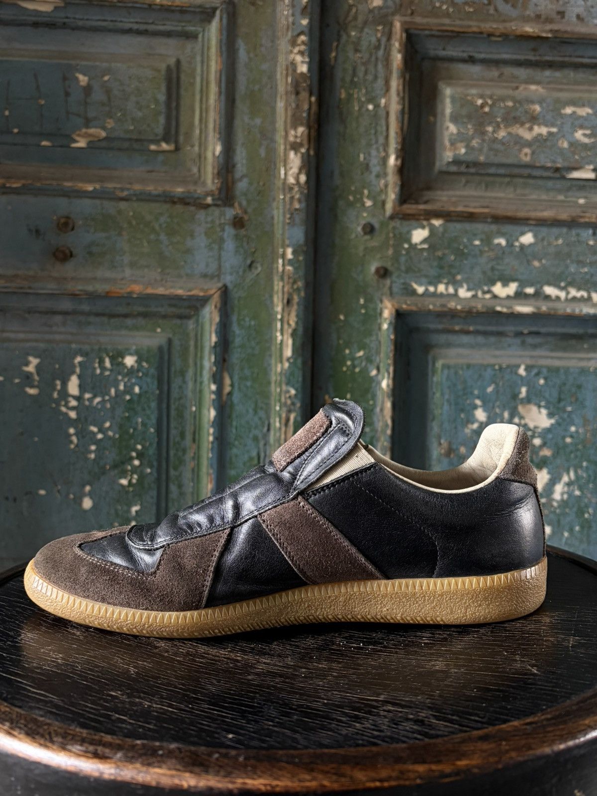 Maison Margiela Maison Margiela Black/brown laceless gat Size US 7.5 / EU 40-41 - 9 Thumbnail