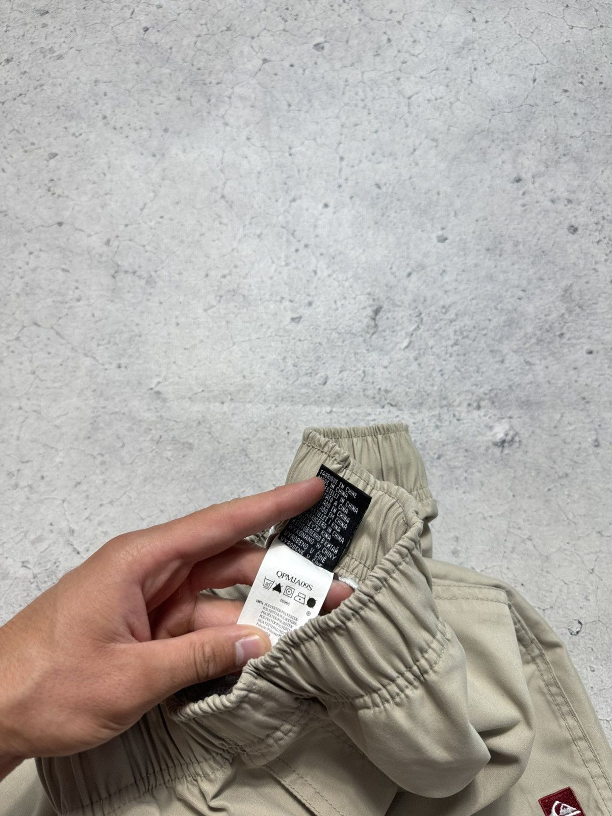 Quiksilver Quiksilver Vintage Nylon Shorts Big Logo Y2K Beige Size US 32 / EU 48 - 4 Thumbnail
